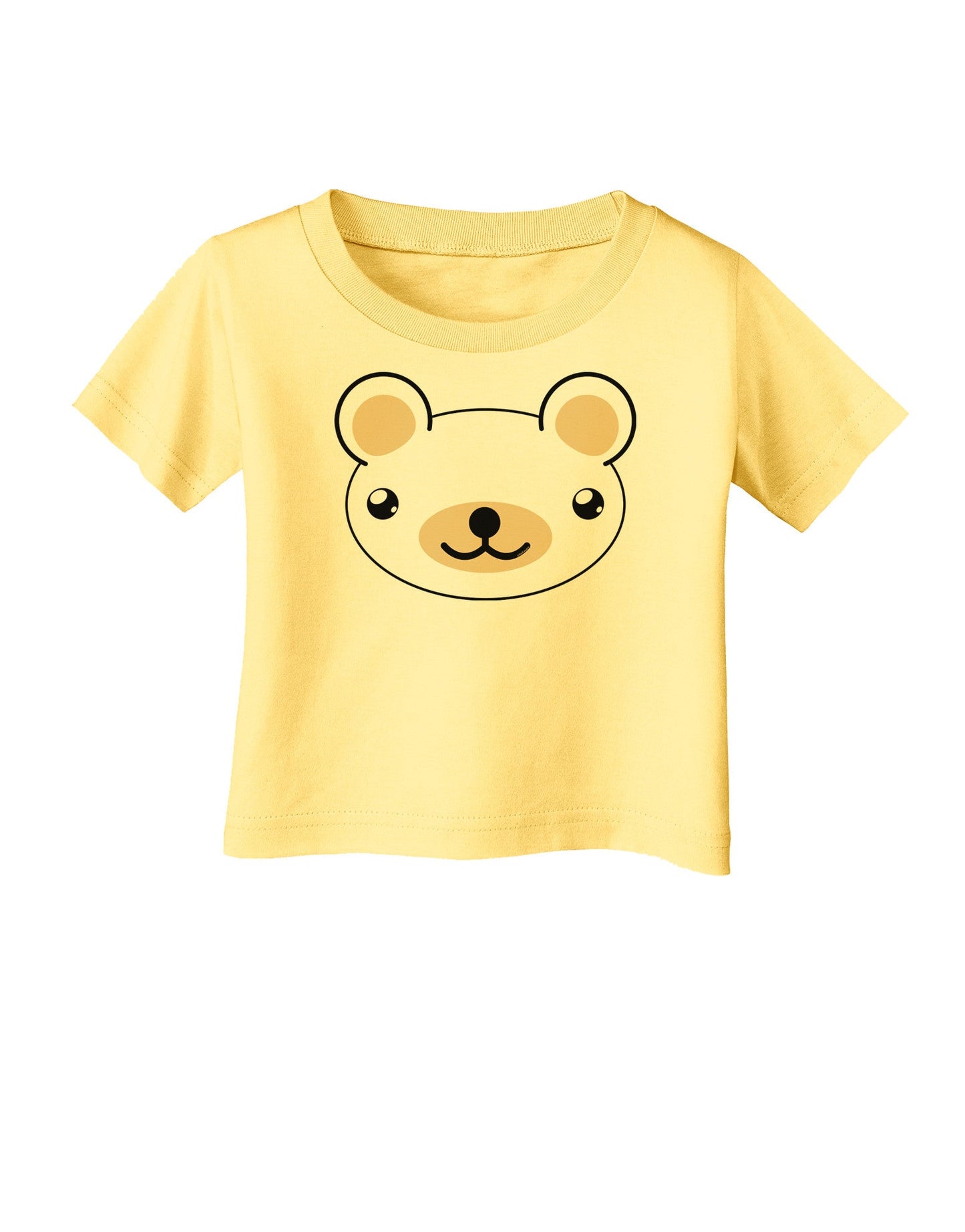 Kyu-T Head - Day Beartholomew Teddy Bear Infant T-Shirt-Infant T-Shirt-TooLoud-Daffodil-Yellow-06-Months-Davson Sales