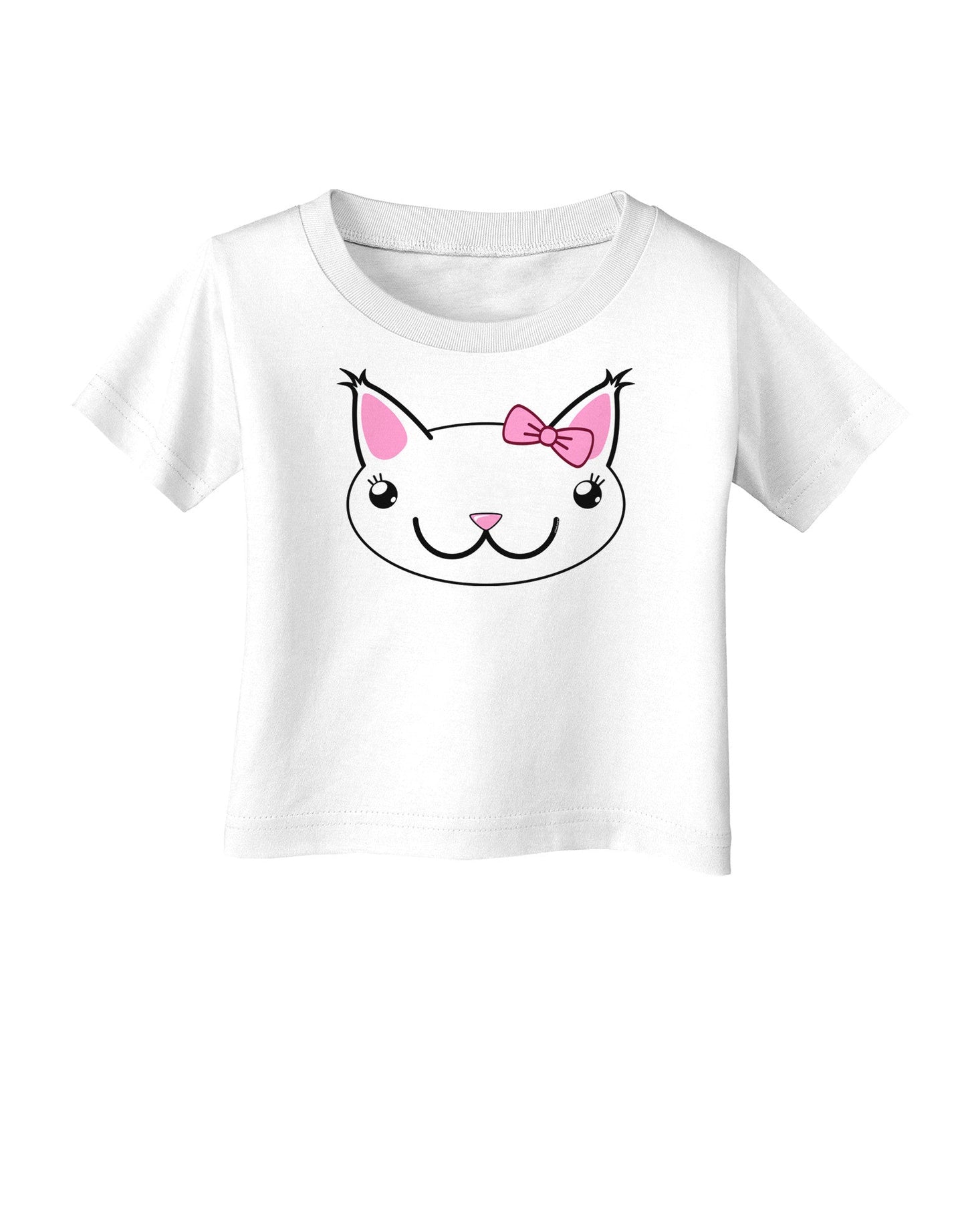 Kyu-T Head - Day Kawaia the Cute Girl Critter Infant T-Shirt-Infant T-Shirt-TooLoud-White-06-Months-Davson Sales