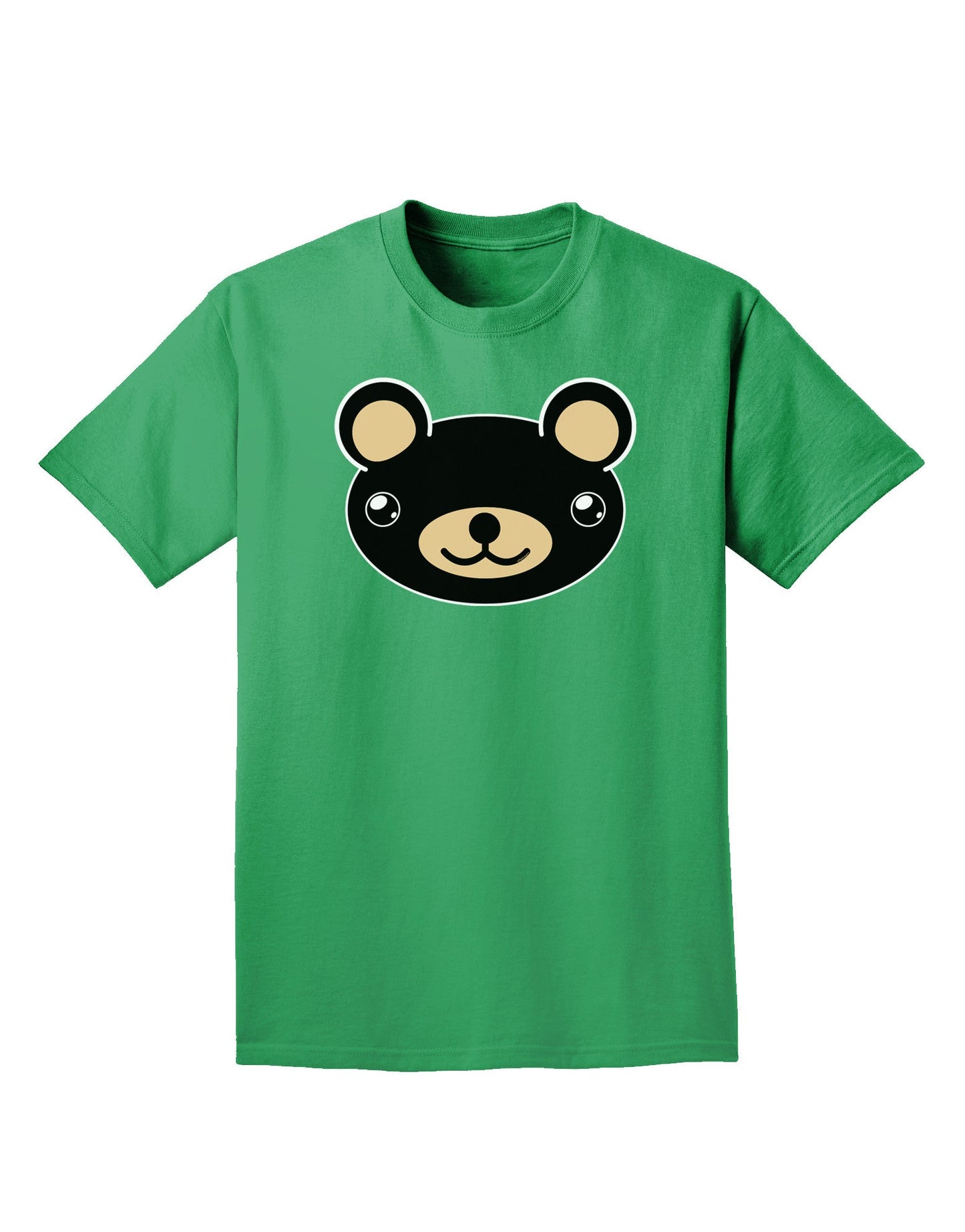 Kyu-T Head - Night Beartholomew Teddy Bear Adult Dark T-Shirt-Mens T-Shirt-TooLoud-Kelly-Green-Small-Davson Sales