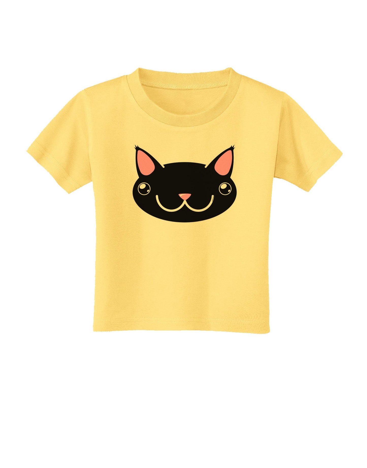 Kyu-T Head - Night Kawa the Cute Critter Toddler T-Shirt-Toddler T-Shirt-TooLoud-Daffodil-Yellow-2T-Davson Sales