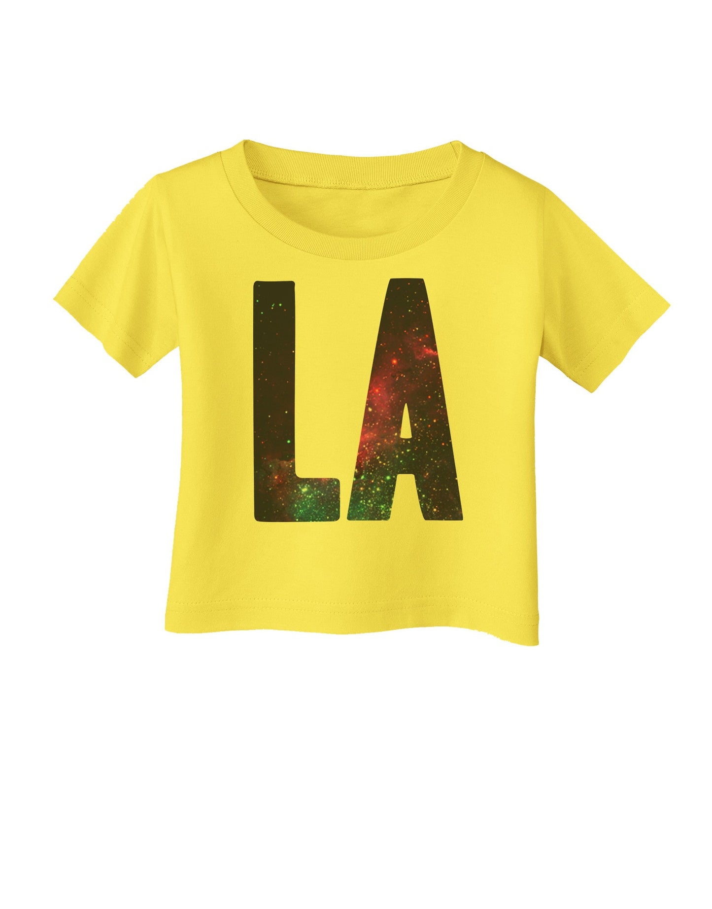 LA Outer Space Desgin Infant T-Shirt-Infant T-Shirt-TooLoud-Yellow-06-Months-Davson Sales