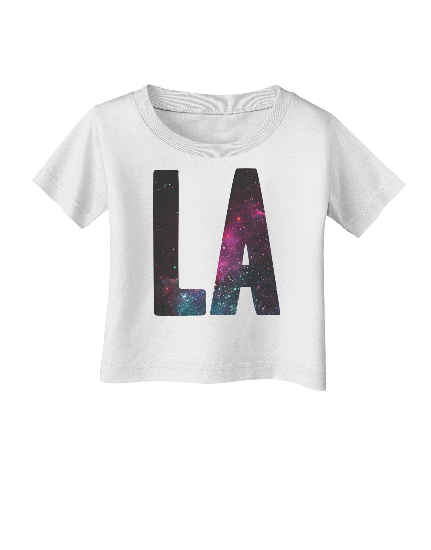 LA Outer Space Desgin Infant T-Shirt-Infant T-Shirt-TooLoud-White-06-Months-Davson Sales