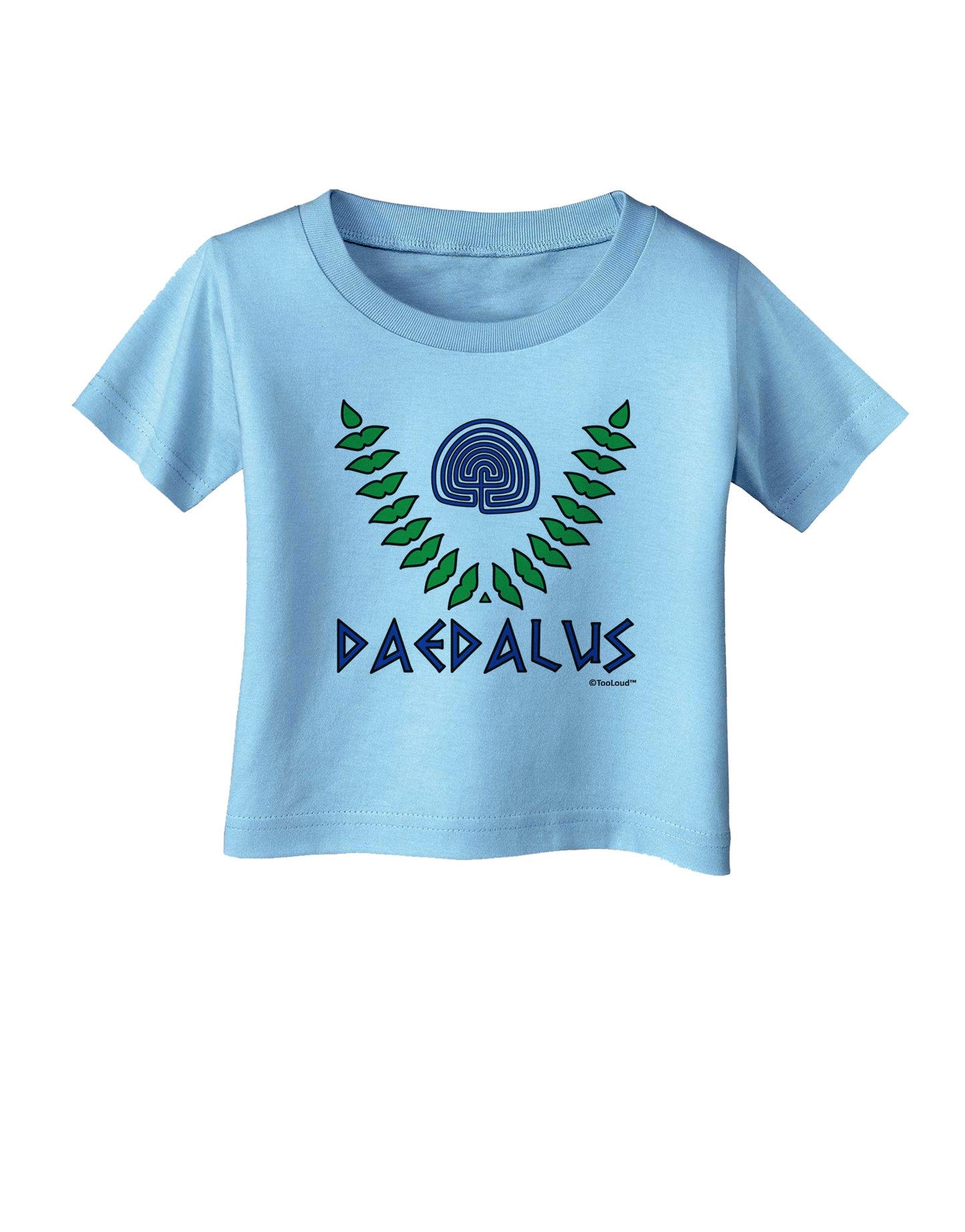 Labyrinth - Daedalus - Greek Mythology Color Infant T-Shirt by TooLoud-Infant T-Shirt-TooLoud-Aquatic-Blue-06-Months-Davson Sales