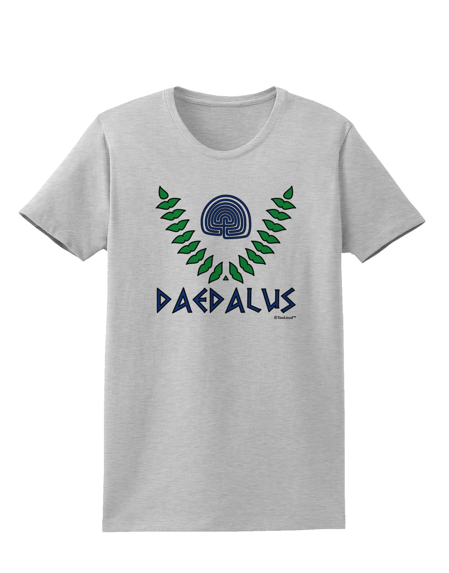 Labyrinth - Daedalus - Greek Mythology Color Womens T-Shirt by TooLoud-Womens T-Shirt-TooLoud-AshGray-X-Small-Davson Sales