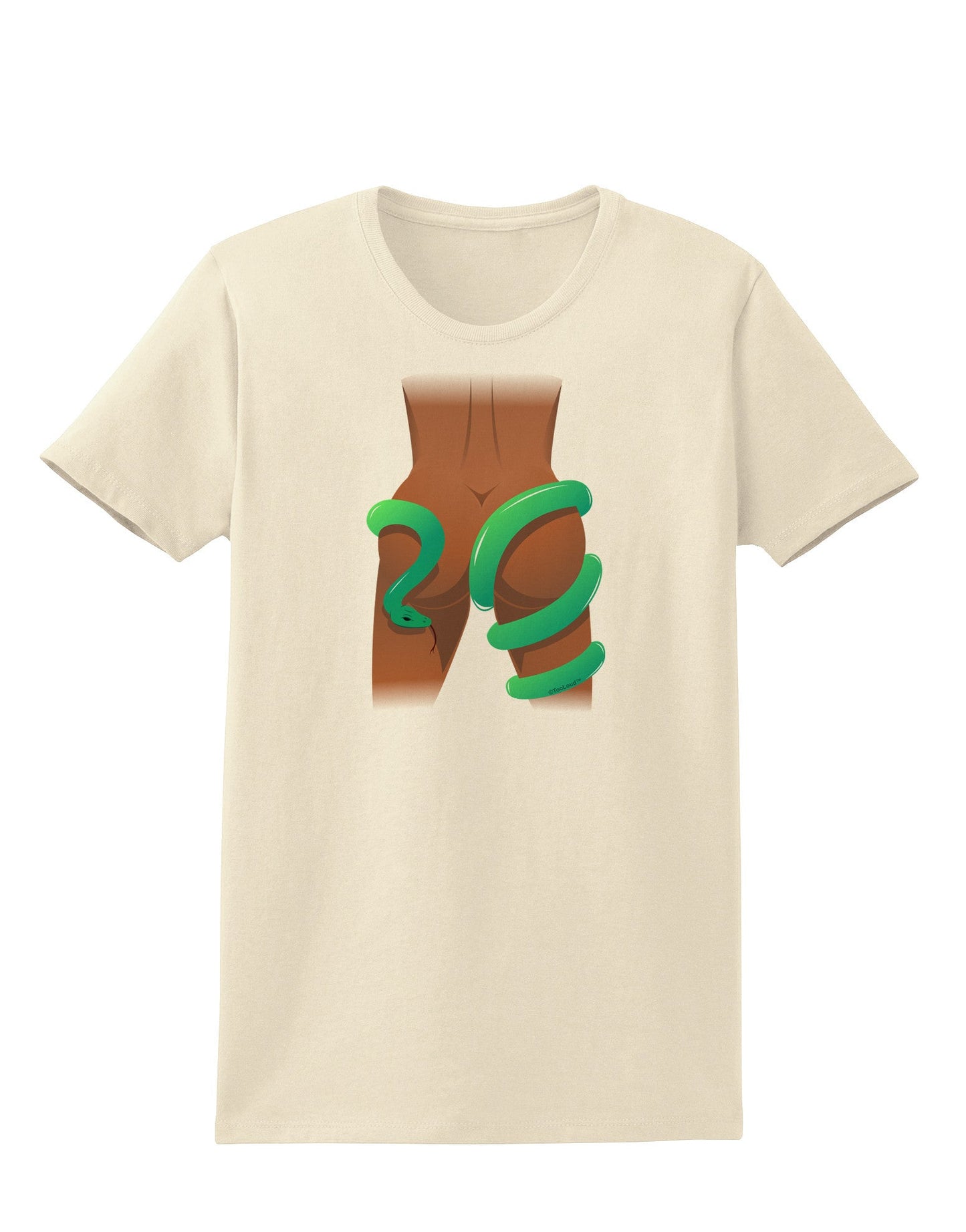 Lady Anaconda Design Dark Womens T-Shirt-Womens T-Shirt-TooLoud-Natural-X-Small-Davson Sales