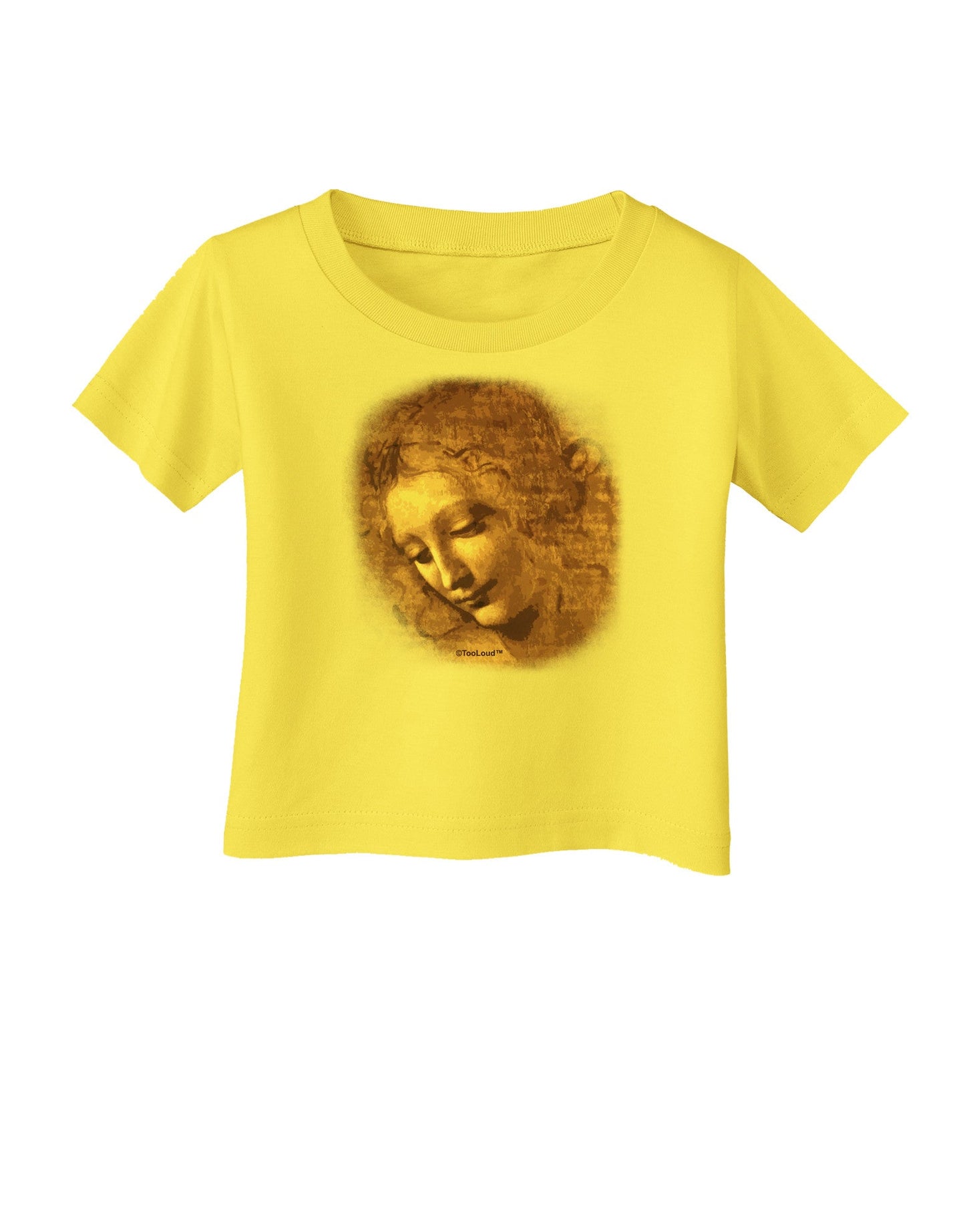 Lady With Disheveled Hair Infant T-Shirt-Infant T-Shirt-TooLoud-Yellow-06-Months-Davson Sales