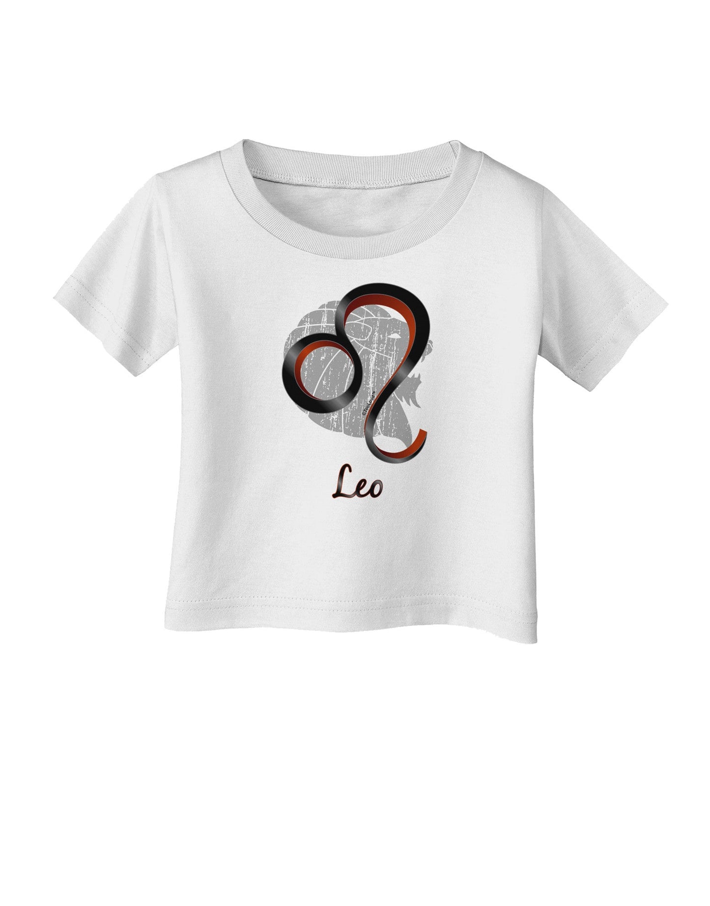 Leo Symbol Infant T-Shirt-Infant T-Shirt-TooLoud-White-06-Months-Davson Sales