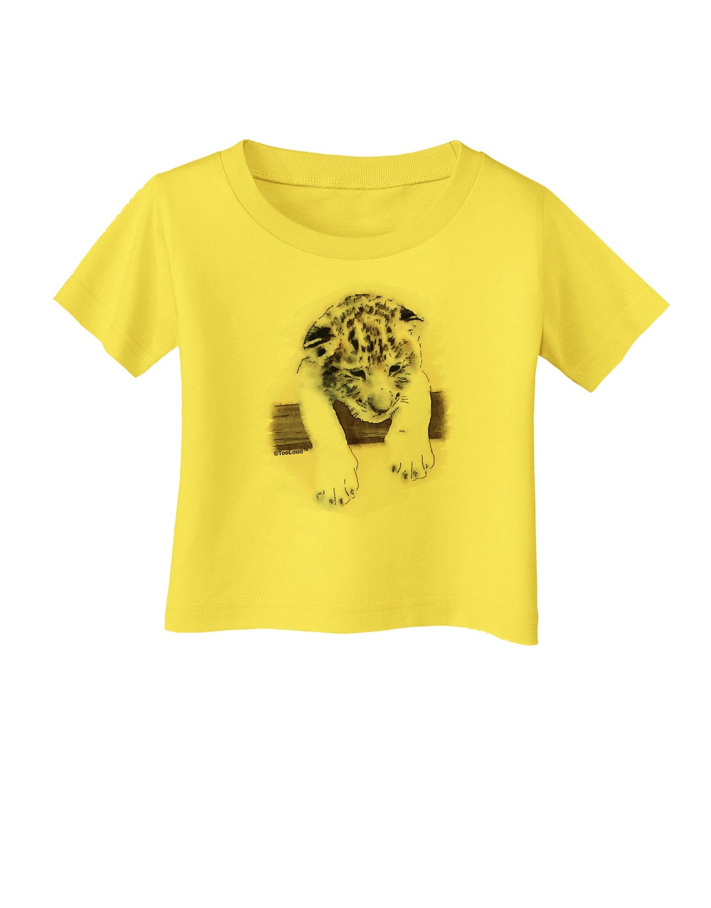 Leopard Cub Infant T-Shirt-Infant T-Shirt-TooLoud-Yellow-06-Months-Davson Sales