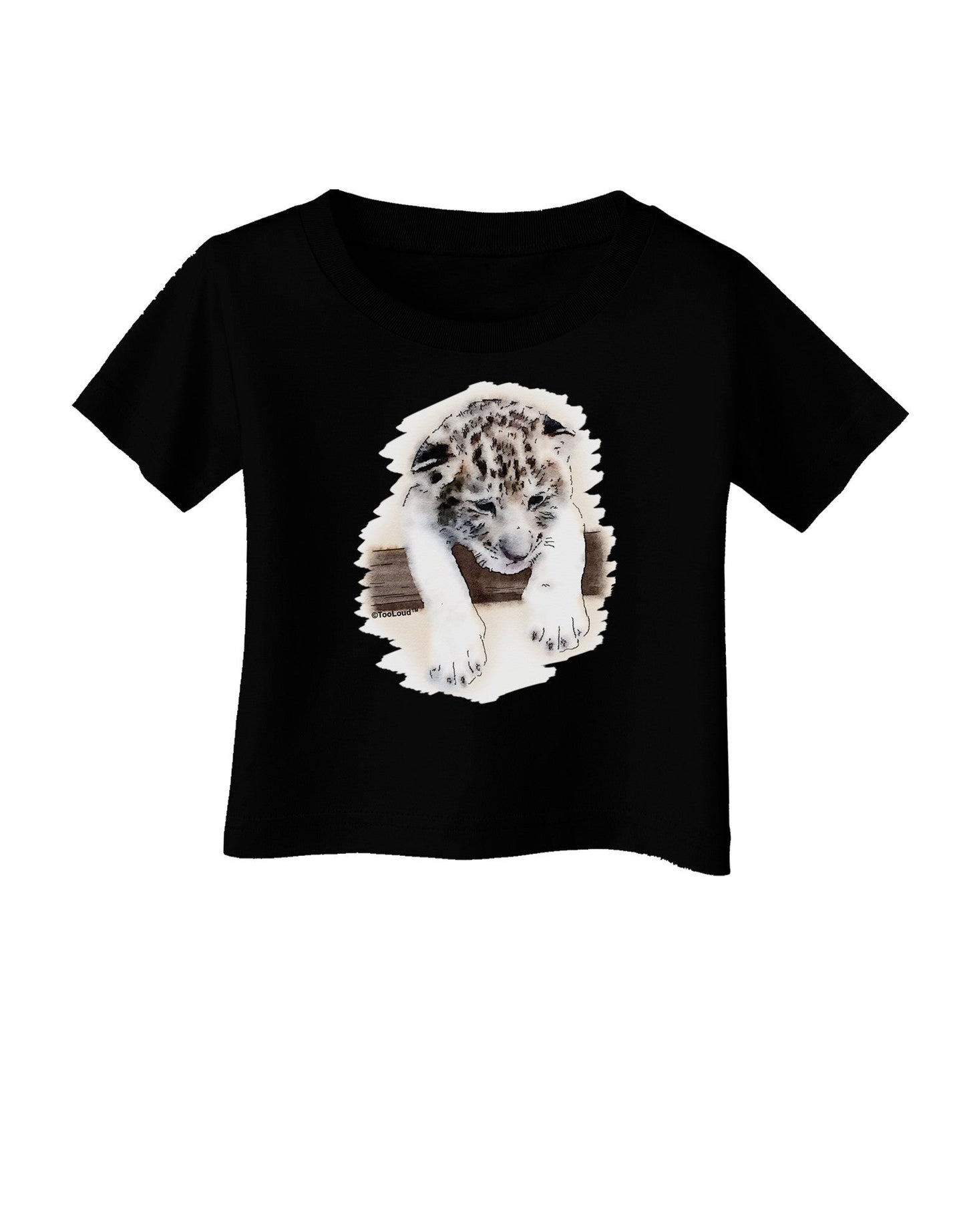 Leopard Cub Infant T-Shirt Dark-Infant T-Shirt-TooLoud-Black-06-Months-Davson Sales