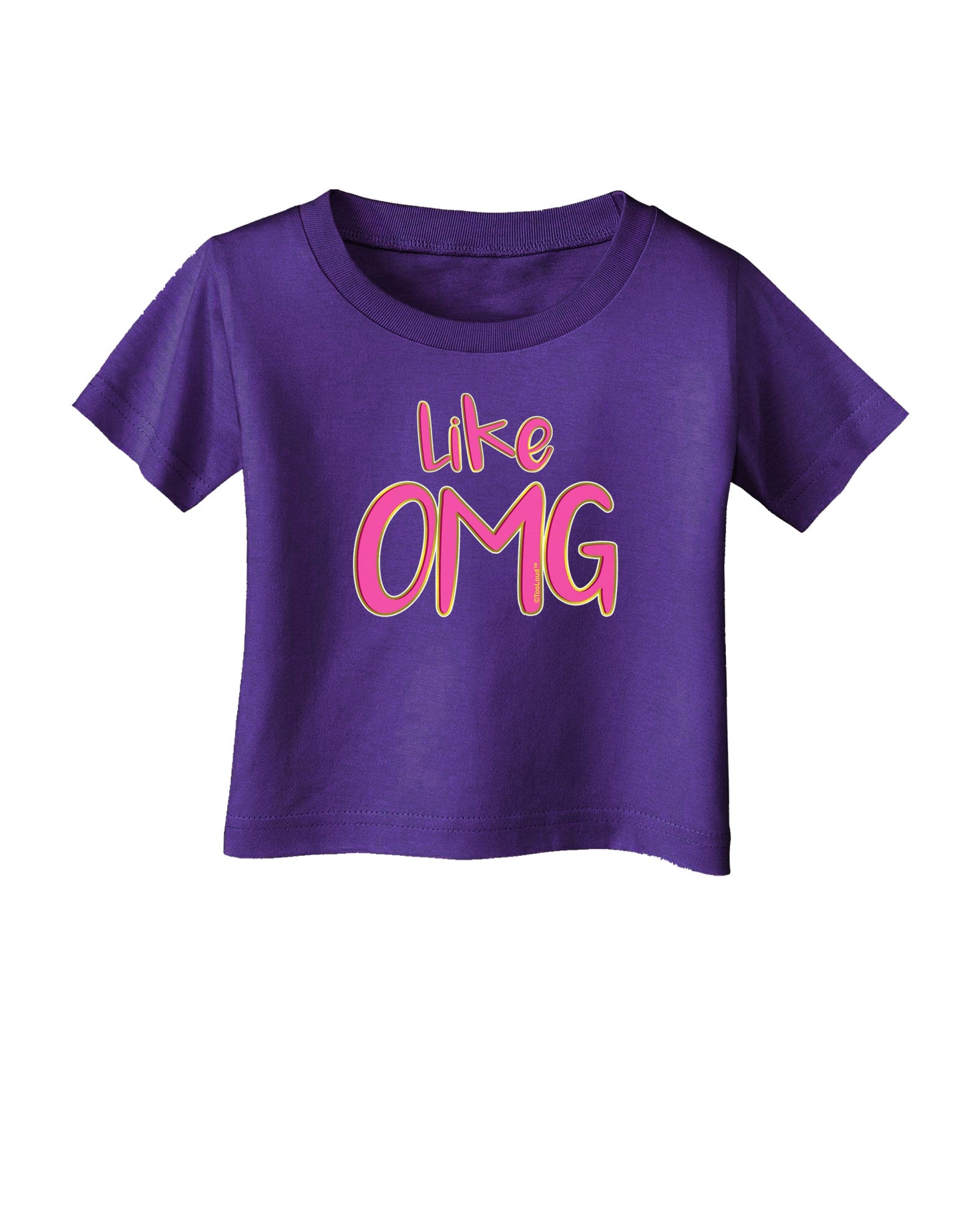 Like OMG Infant T-Shirt Dark by TooLoud-Infant T-Shirt-TooLoud-Purple-06-Months-Davson Sales