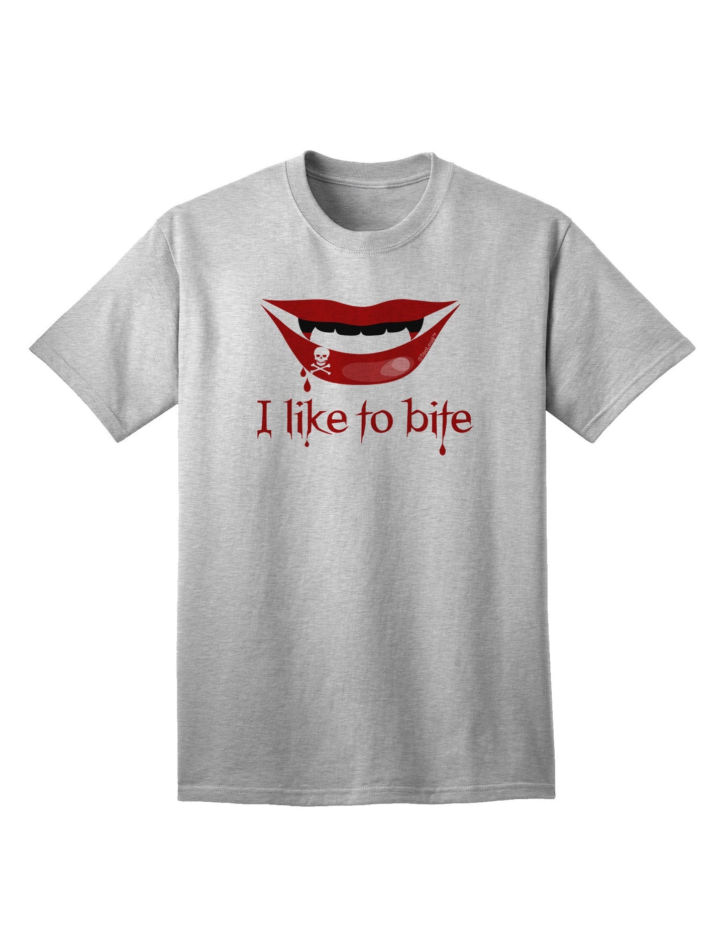 Like to Bite Adult T-Shirt-unisex t-shirt-TooLoud-AshGray-Small-Davson Sales