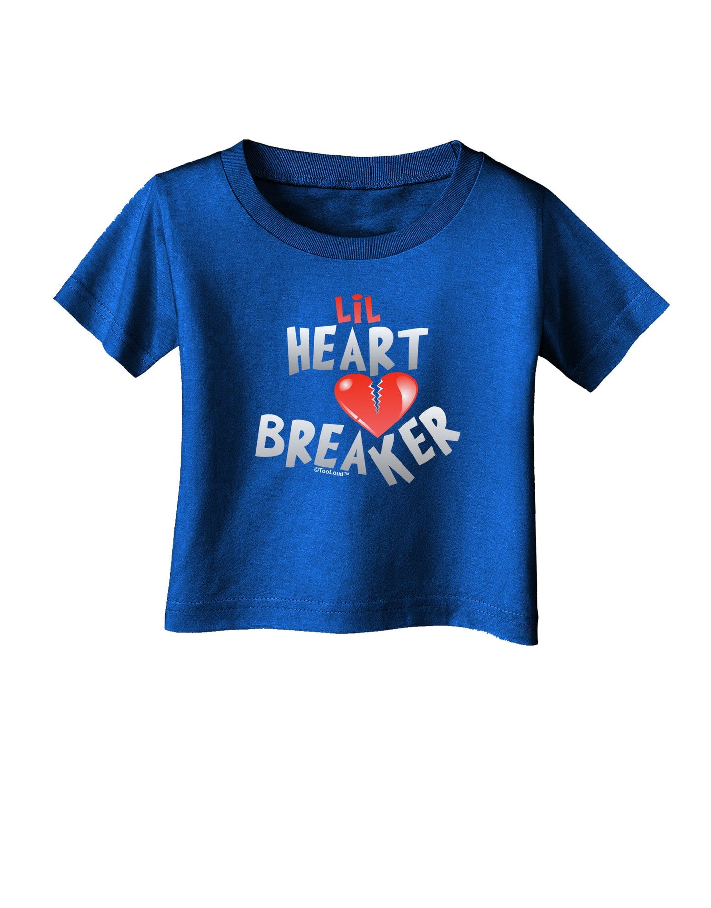 Lil Heart Breaker Infant T-Shirt Dark-Infant T-Shirt-TooLoud-Royal-Blue-06-Months-Davson Sales