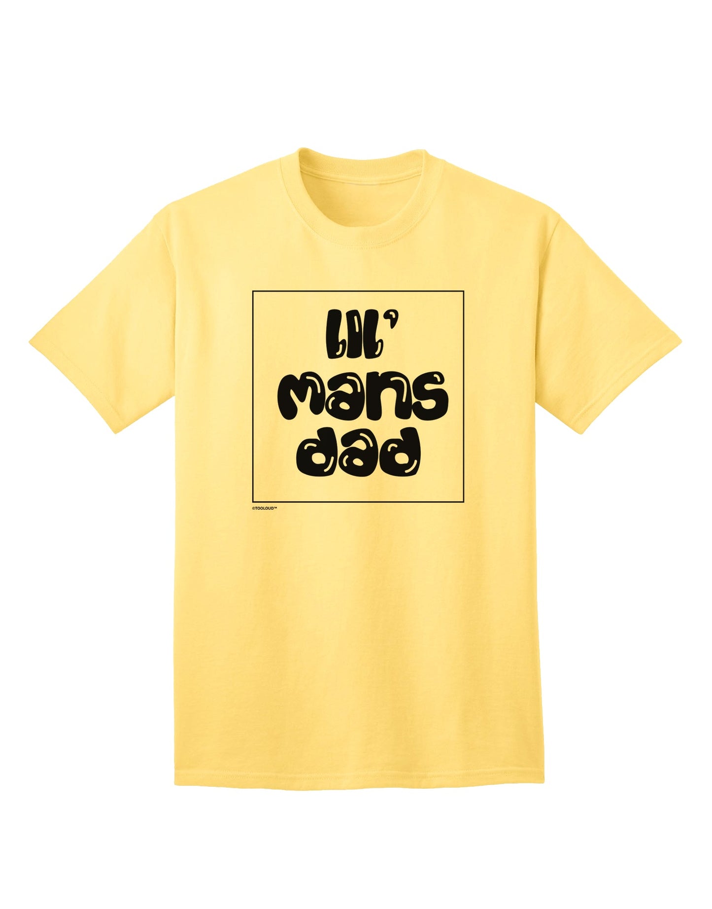 Lil Mans Dad Adult T-Shirt by TooLoud-Mens T-shirts-TooLoud-Yellow-Small-Davson Sales