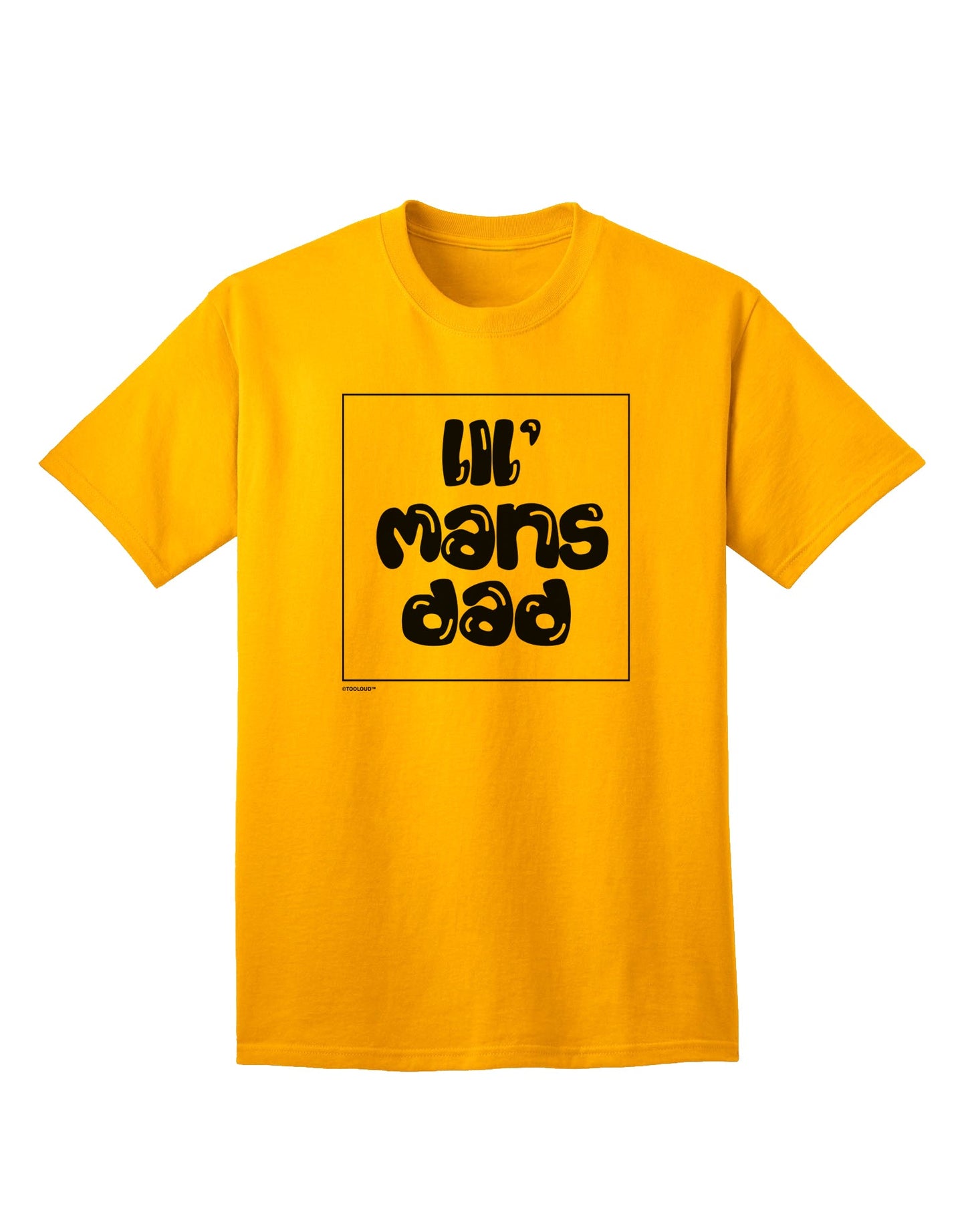 Lil Mans Dad Adult T-Shirt by TooLoud-Mens T-shirts-TooLoud-Gold-Small-Davson Sales