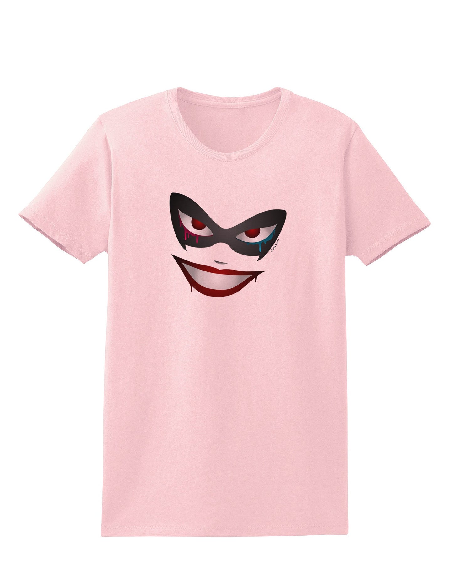 Lil Monster Mask Womens T-Shirt-Womens T-Shirt-TooLoud-PalePink-X-Small-Davson Sales