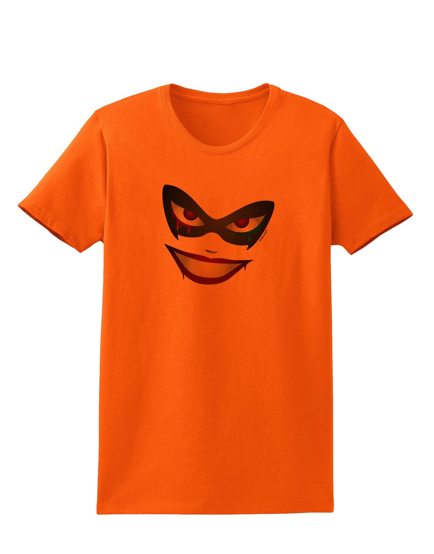 Lil Monster Mask Womens T-Shirt-Womens T-Shirt-TooLoud-Orange-X-Small-Davson Sales