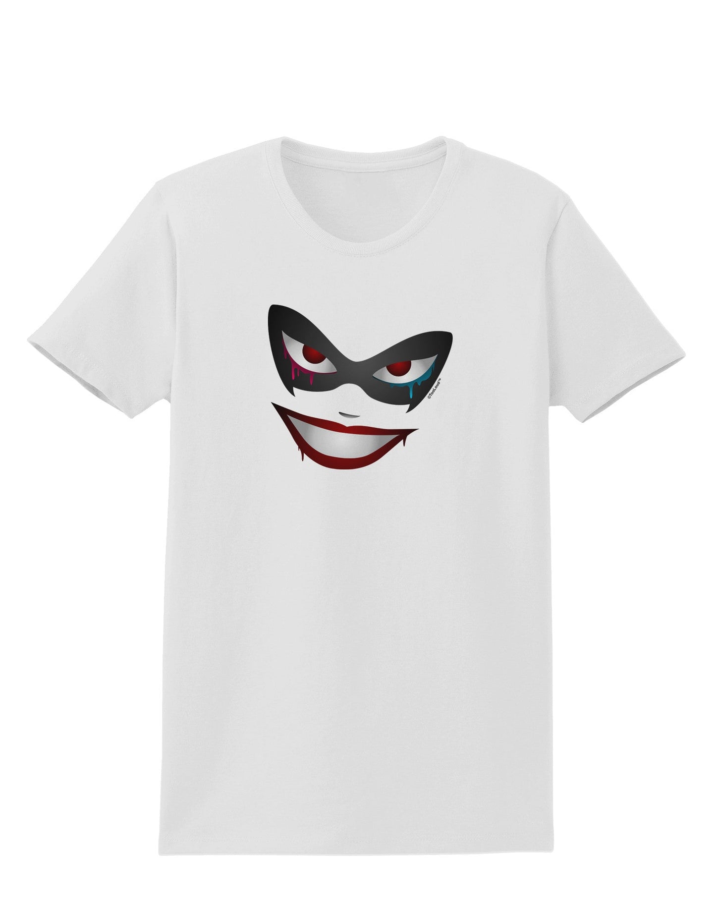 Lil Monster Mask Womens T-Shirt-Womens T-Shirt-TooLoud-White-X-Small-Davson Sales