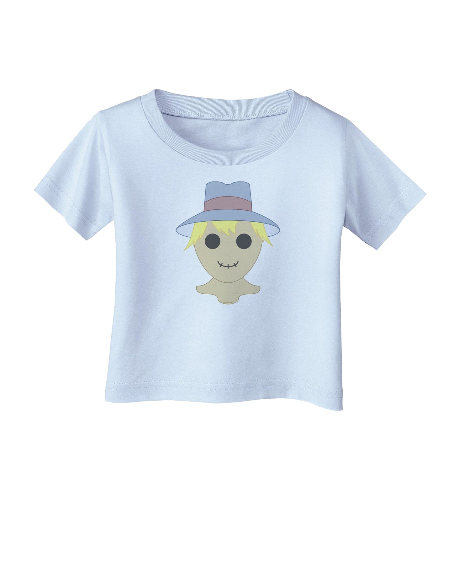 Lil Scarecrow Infant T-Shirt-Infant T-Shirt-TooLoud-Light-Blue-06-Months-Davson Sales