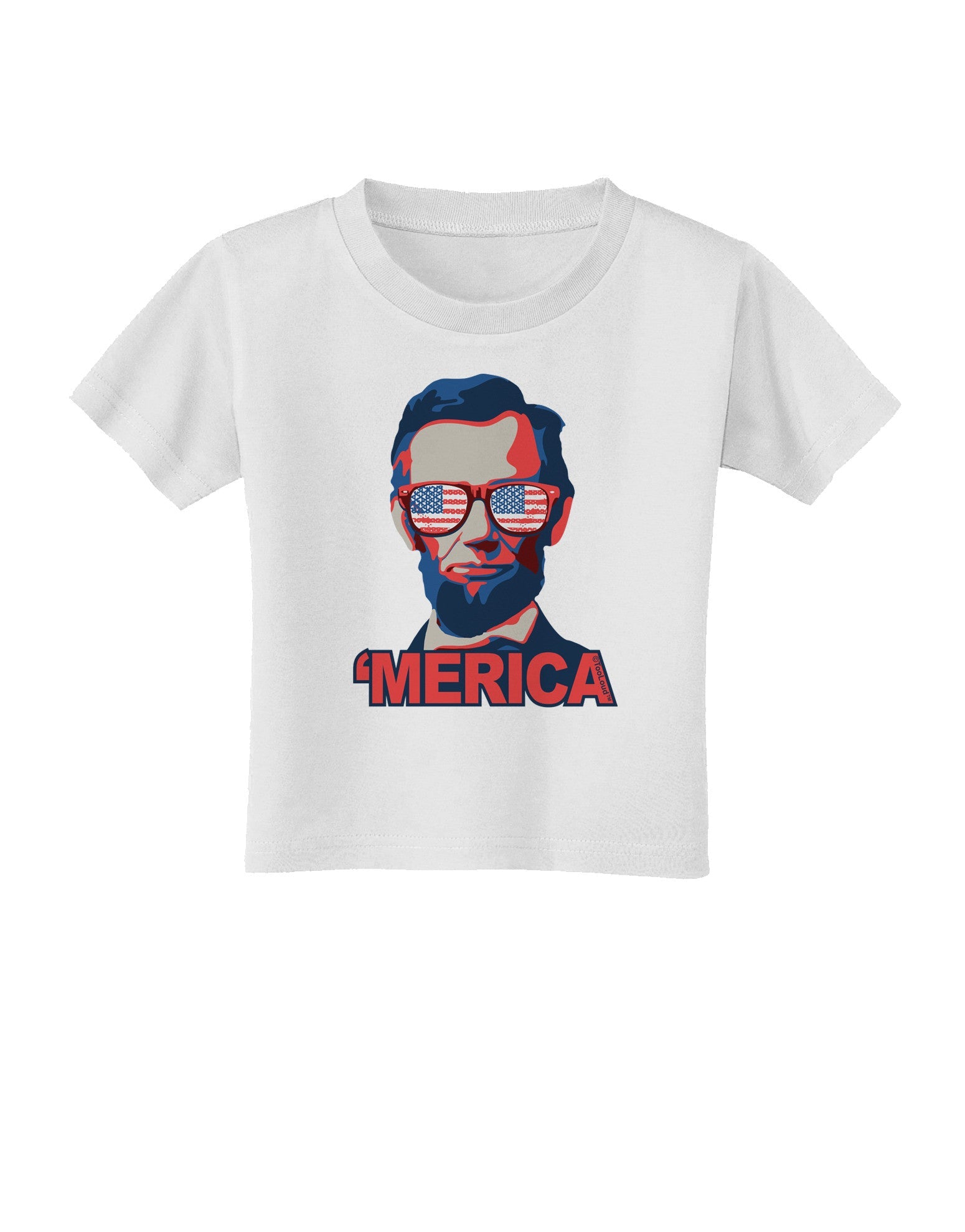 Lincoln Merica Toddler T-Shirt-Toddler T-Shirt-TooLoud-White-2T-Davson Sales