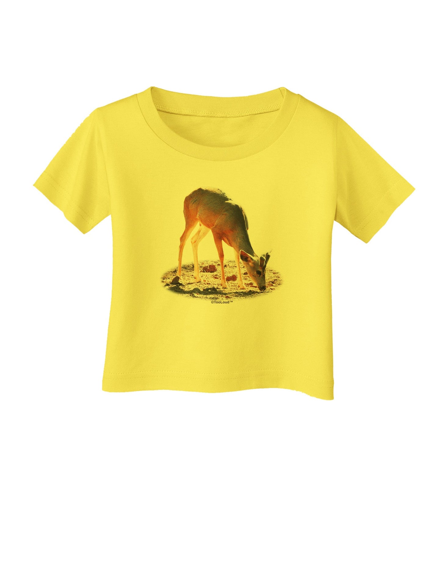 Little Buck Cutout Infant T-Shirt-Infant T-Shirt-TooLoud-Yellow-06-Months-Davson Sales