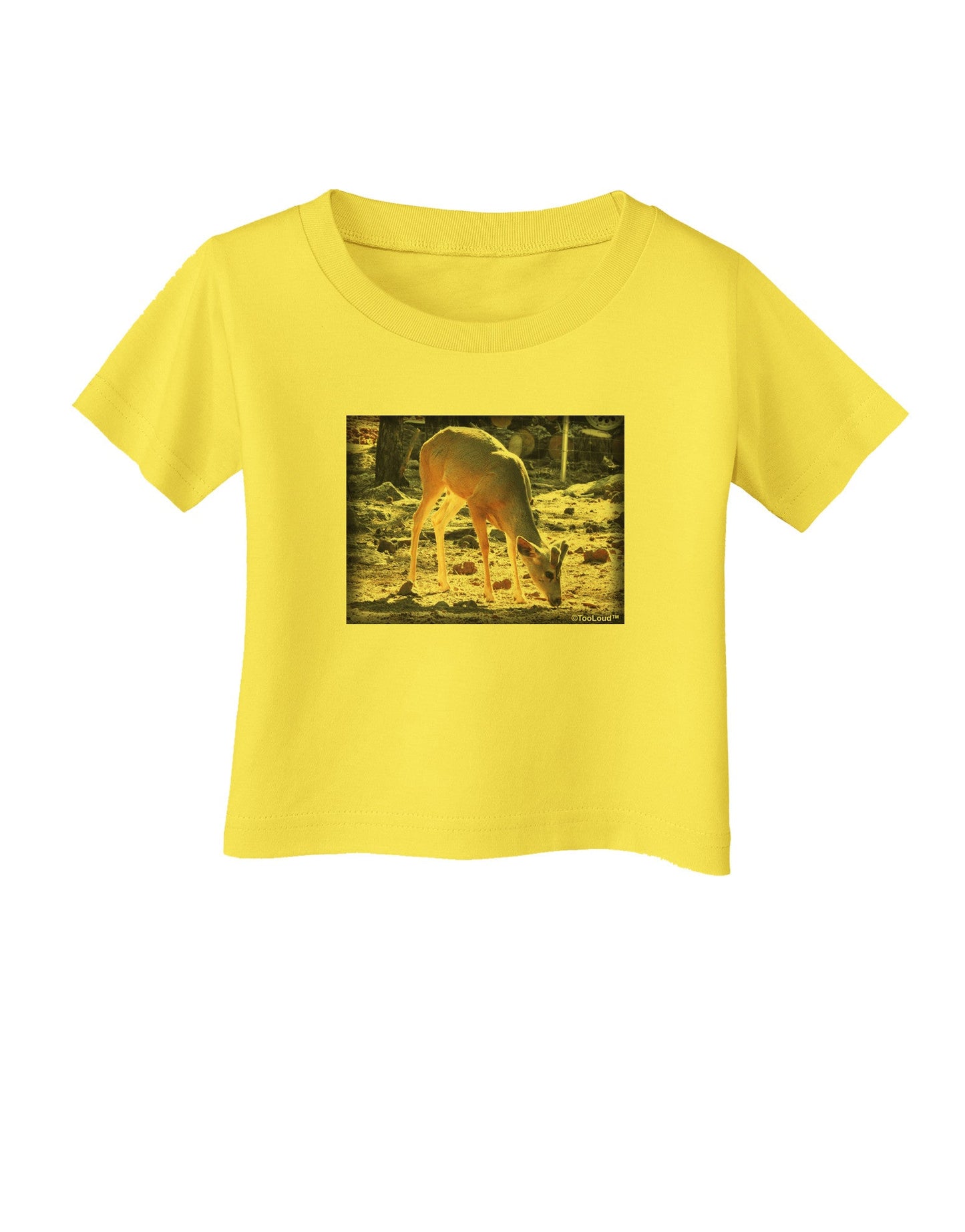 Little Buck Infant T-Shirt-Infant T-Shirt-TooLoud-Yellow-06-Months-Davson Sales