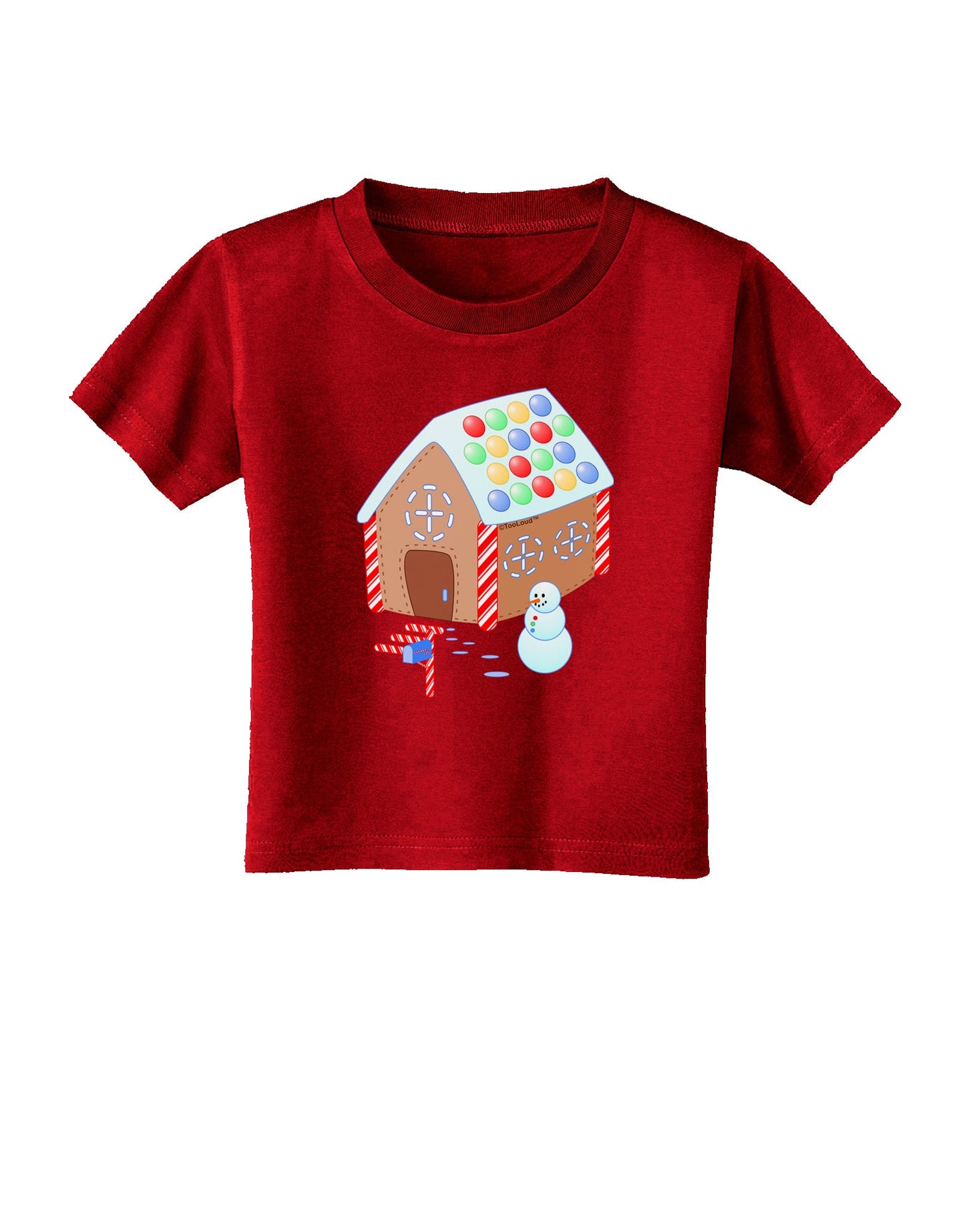 Little Gingerbread House Design #1 Toddler T-Shirt Dark by TooLoud-Toddler T-Shirt-TooLoud-Clover-Green-2T-Davson Sales