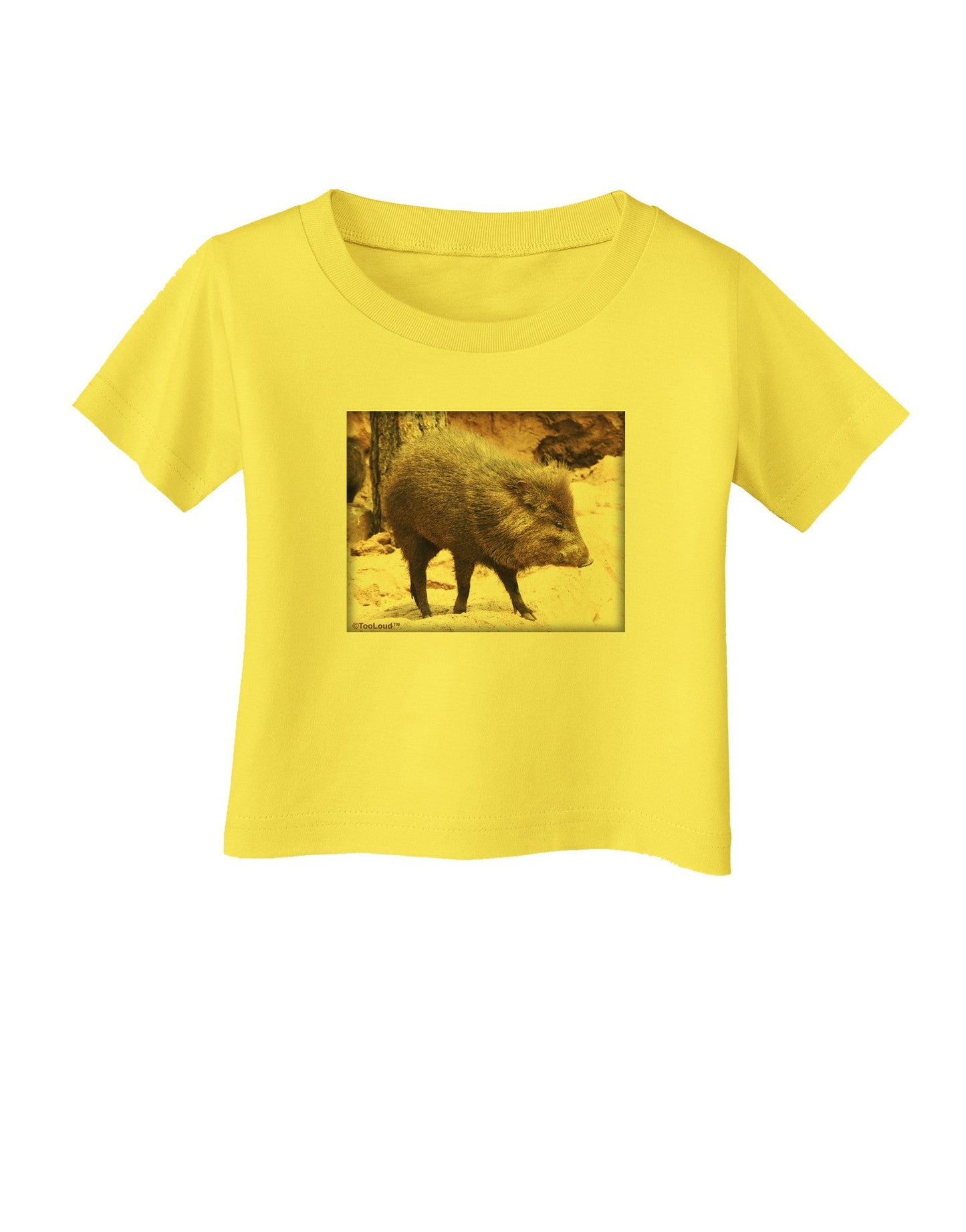 Little Javelina Infant T-Shirt-Infant T-Shirt-TooLoud-Yellow-06-Months-Davson Sales