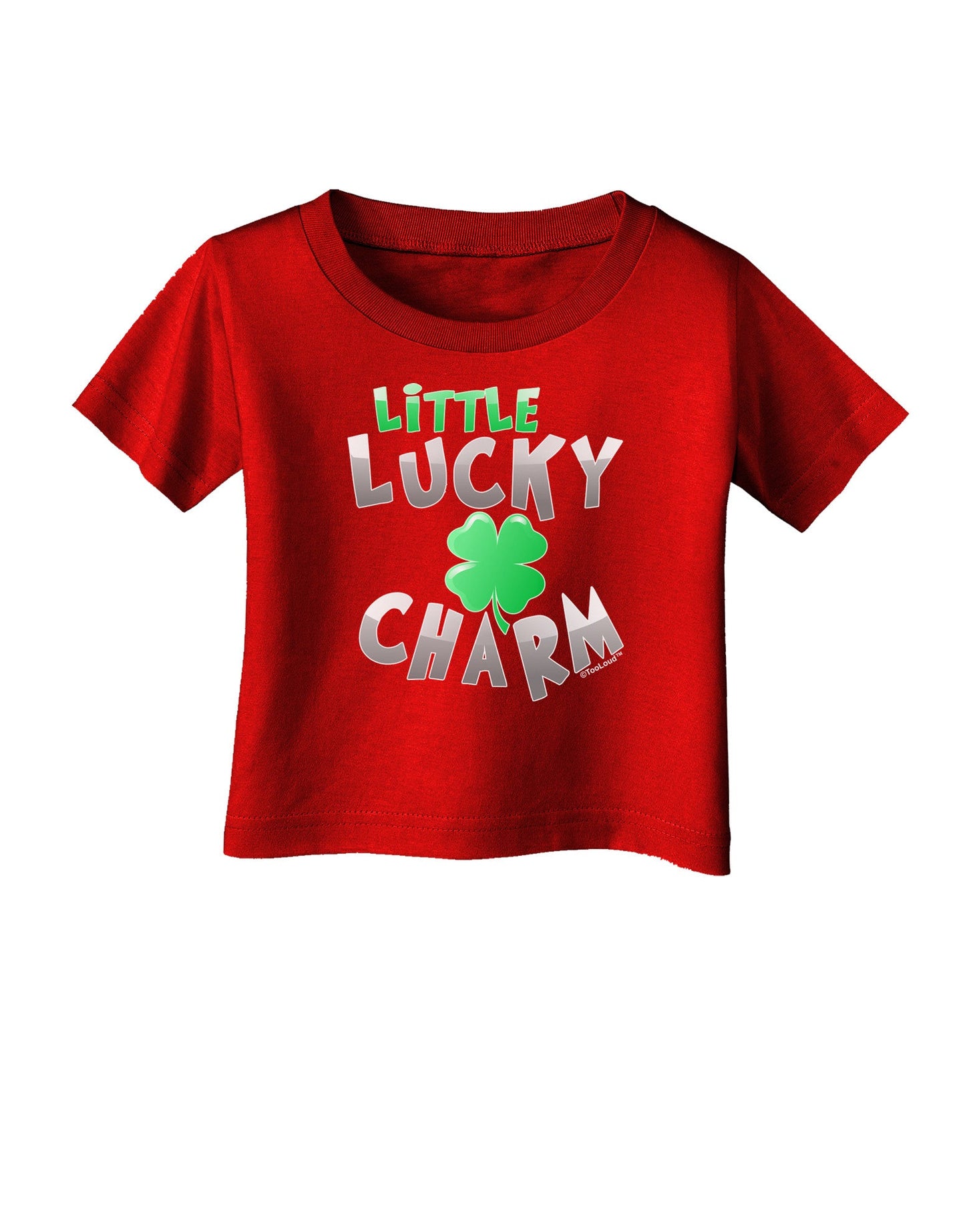 Little Lucky Charm Infant T-Shirt Dark-Infant T-Shirt-TooLoud-Red-06-Months-Davson Sales