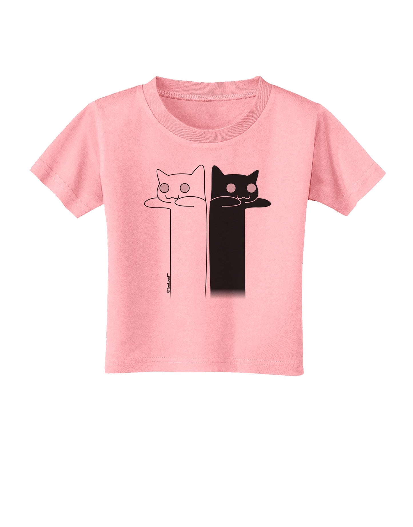 Longcat and Tacgnol - Internet Humor Toddler T-Shirt by TooLoud-Toddler T-Shirt-TooLoud-Candy-Pink-2T-Davson Sales
