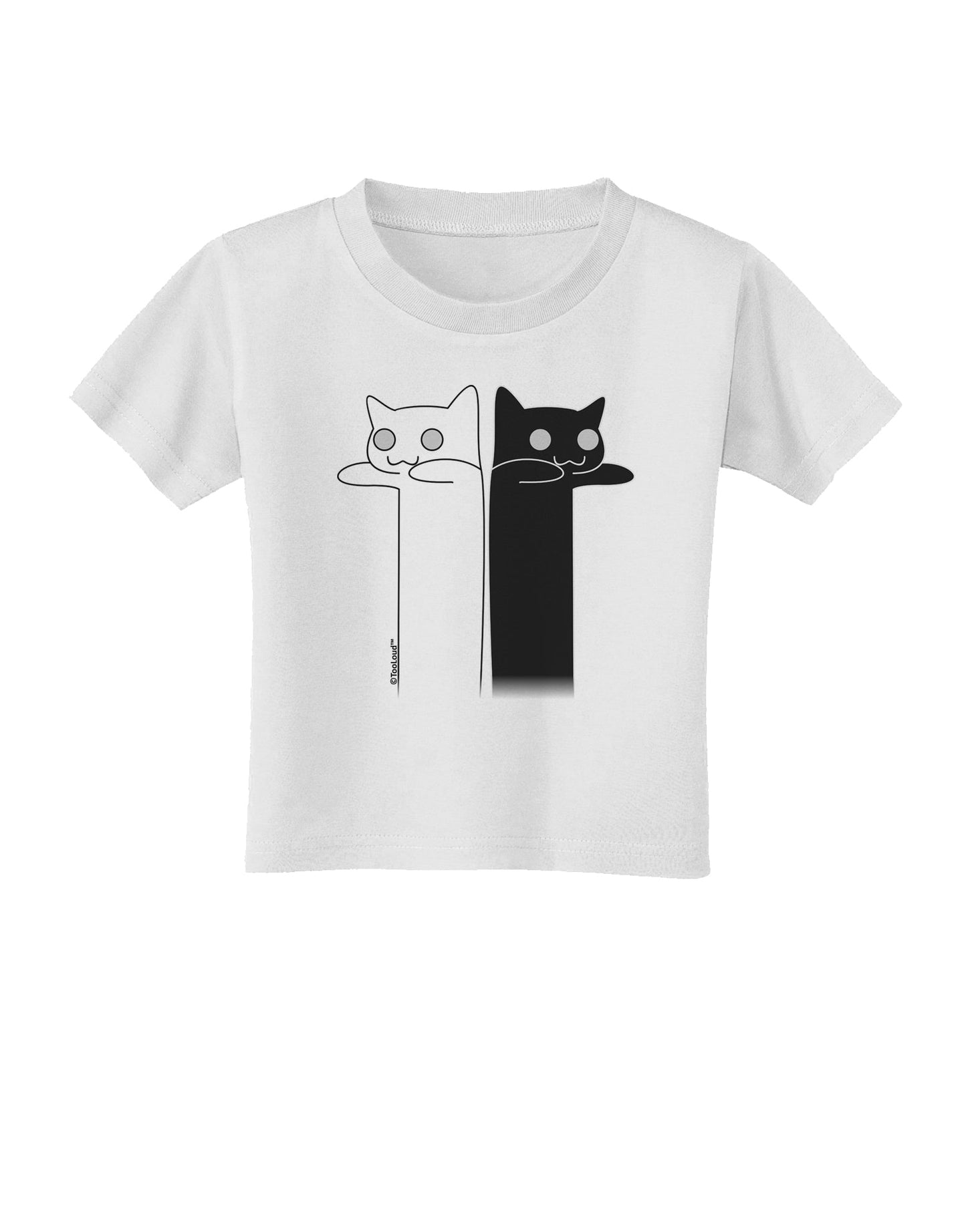 Longcat and Tacgnol - Internet Humor Toddler T-Shirt by TooLoud-Toddler T-Shirt-TooLoud-White-2T-Davson Sales
