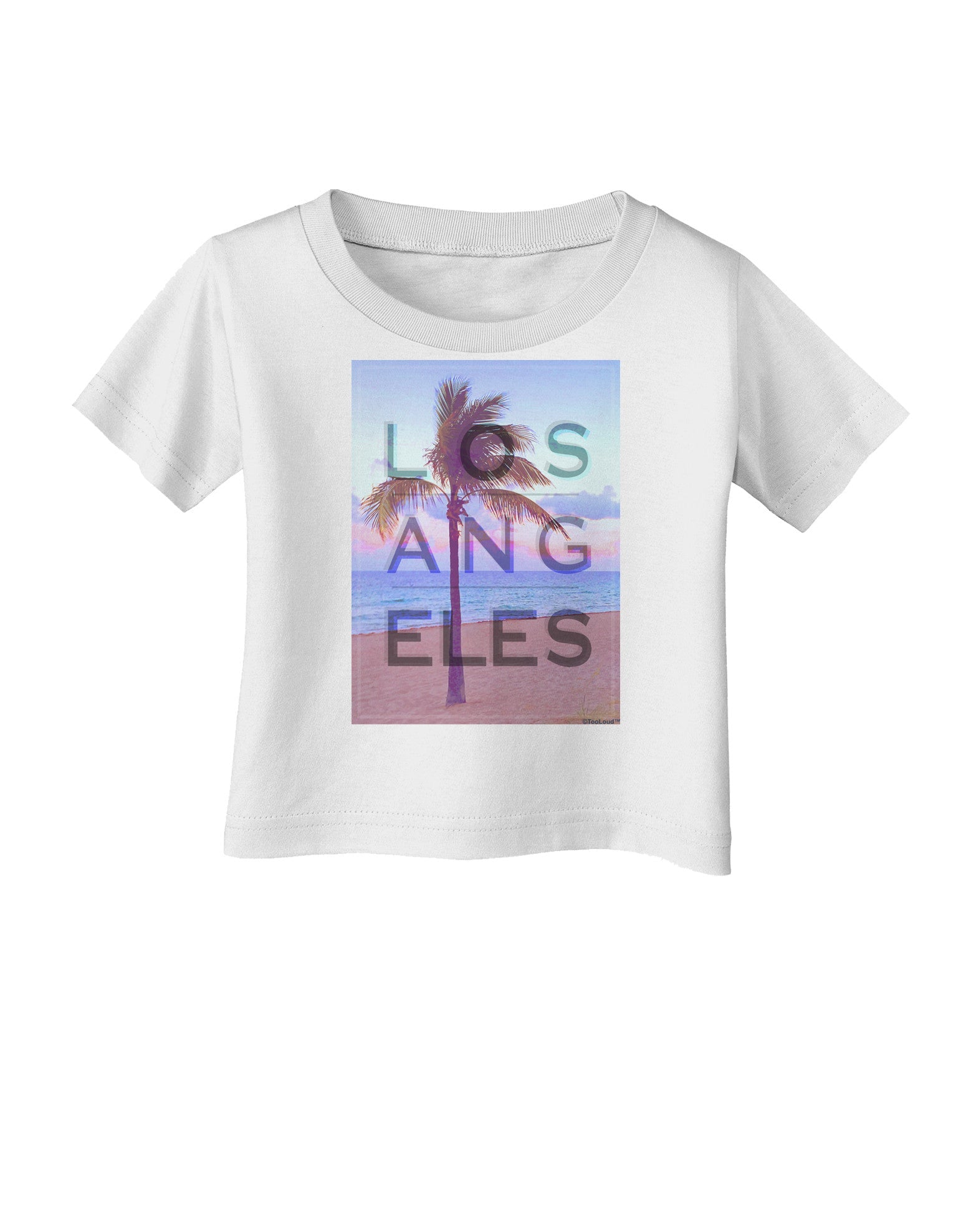 Los Angeles Beach Filter Infant T-Shirt-Infant T-Shirt-TooLoud-White-06-Months-Davson Sales