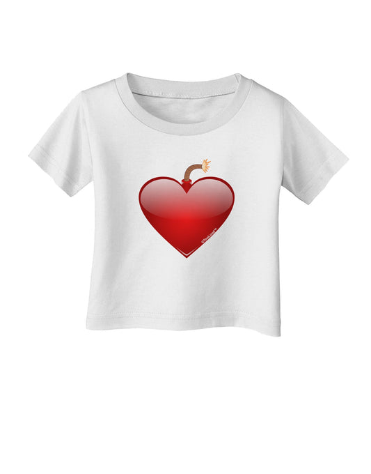 Love Bomb Infant T-Shirt-Infant T-Shirt-TooLoud-White-06-Months-Davson Sales