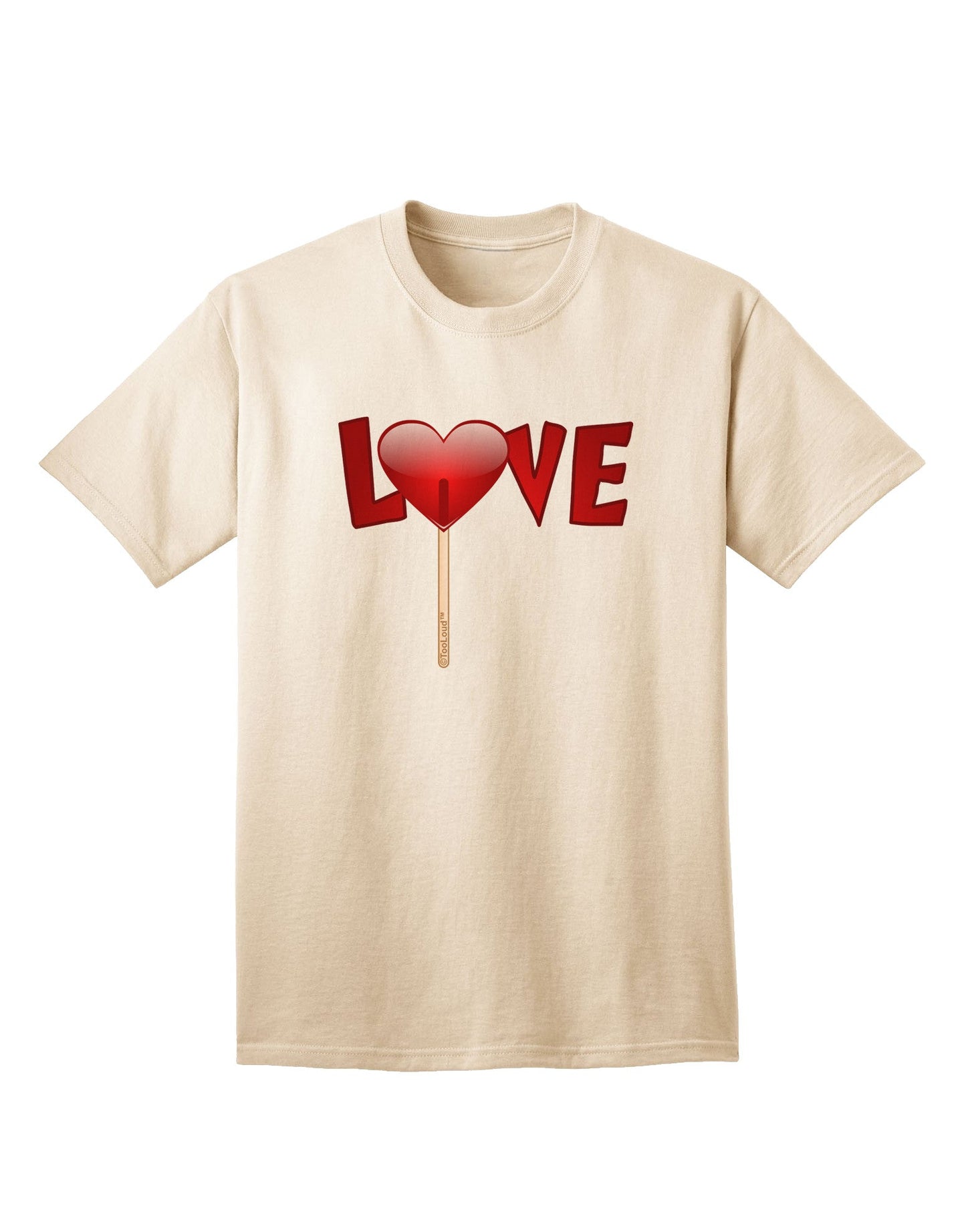 Love Lollipop Adult T-Shirt-Mens T-Shirt-TooLoud-Natural-Small-Davson Sales