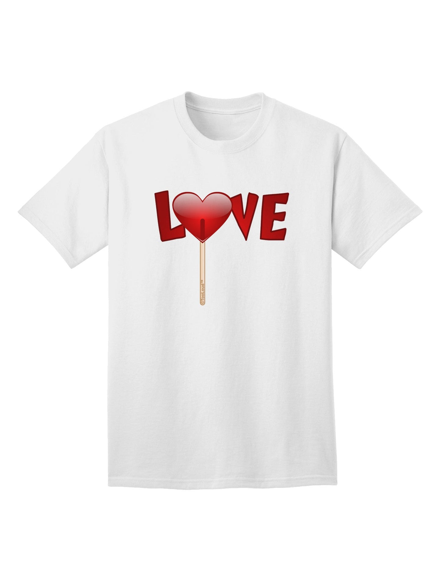 Love Lollipop Adult T-Shirt-Mens T-Shirt-TooLoud-White-Small-Davson Sales