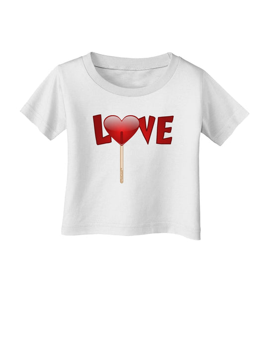Love Lollipop Infant T-Shirt-Infant T-Shirt-TooLoud-White-06-Months-Davson Sales