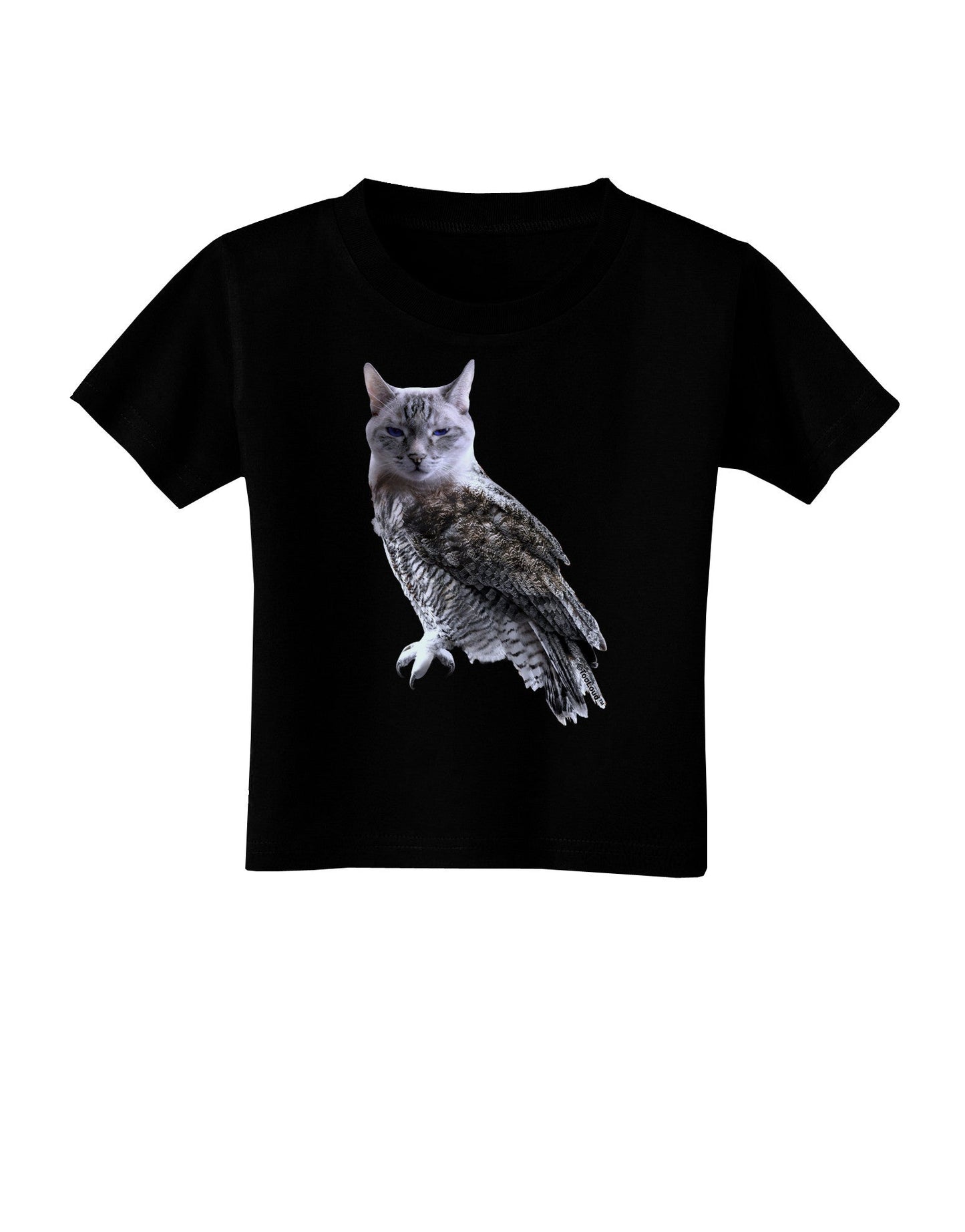 Lucky Cat Owl Toddler T-Shirt Dark-Toddler T-Shirt-TooLoud-Black-2T-Davson Sales