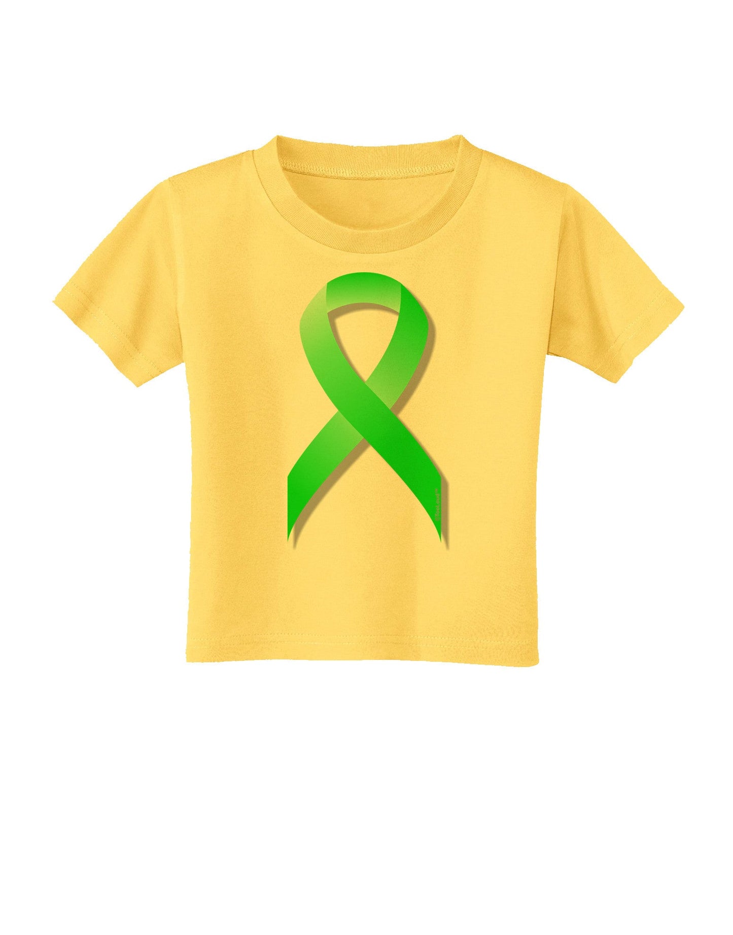 Lyme Disease Awareness Ribbon - Lime Green Toddler T-Shirt-Toddler T-Shirt-TooLoud-Yellow-2T-Davson Sales