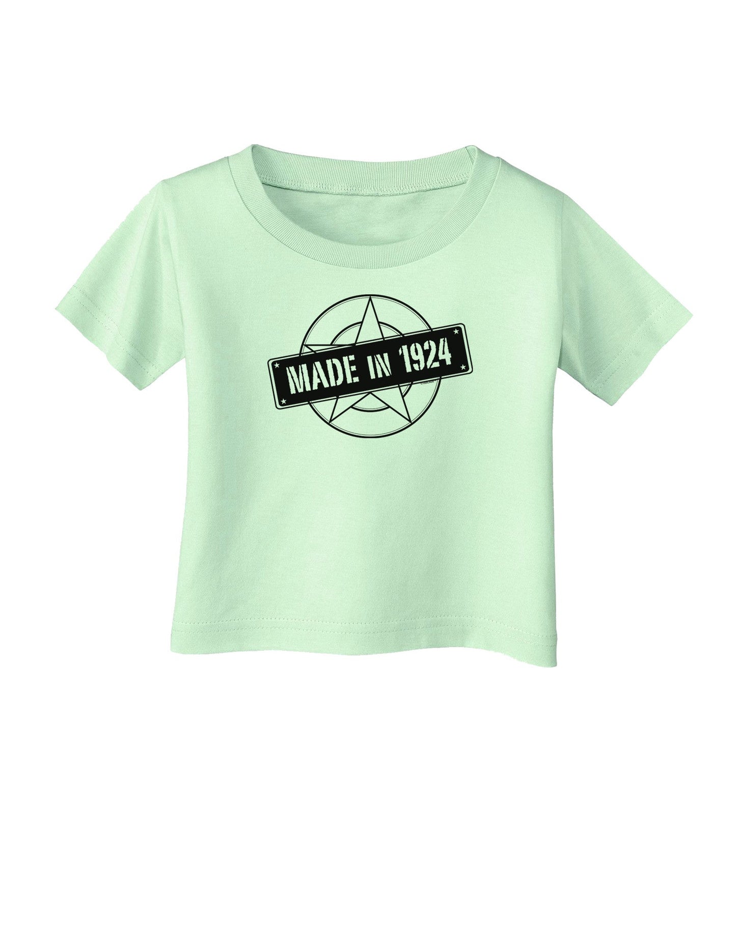 Made In Birth Year 1924 Infant T-Shirt-Infant T-Shirt-TooLoud-Light-Green-06-Months-Davson Sales