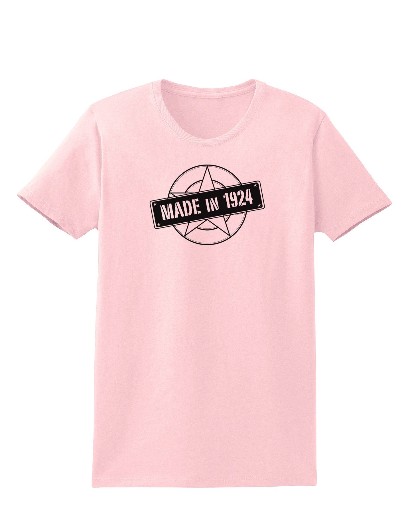 Made In Birth Year 1924 Womens T-Shirt-Womens T-Shirt-TooLoud-PalePink-X-Small-Davson Sales