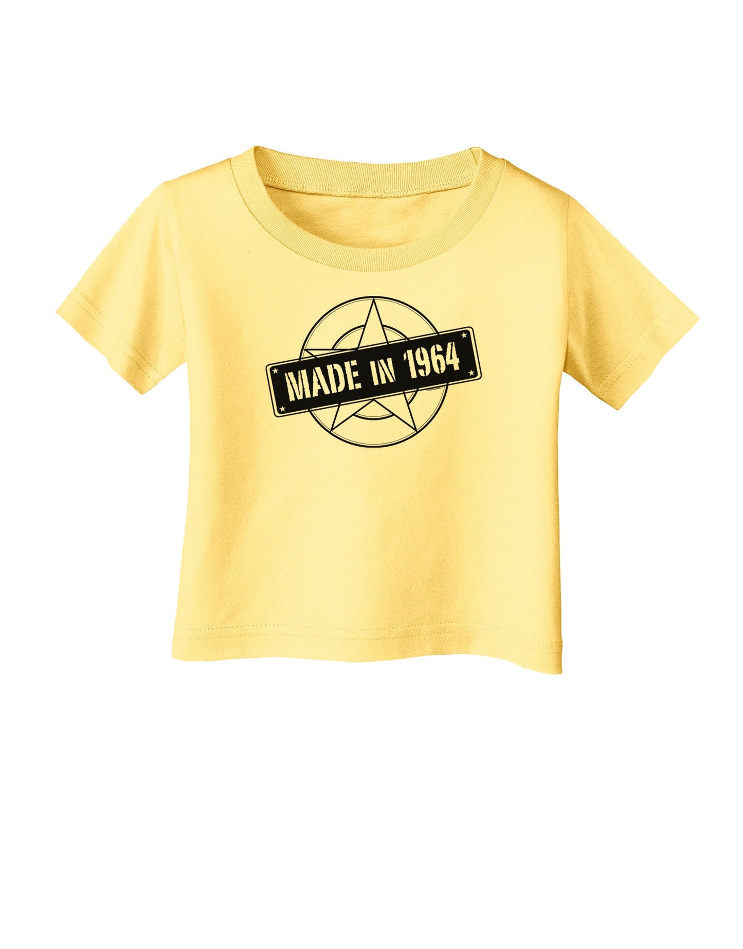 Made In Birth Year 1964 Infant T-Shirt-Infant T-Shirt-TooLoud-Daffodil-Yellow-06-Months-Davson Sales