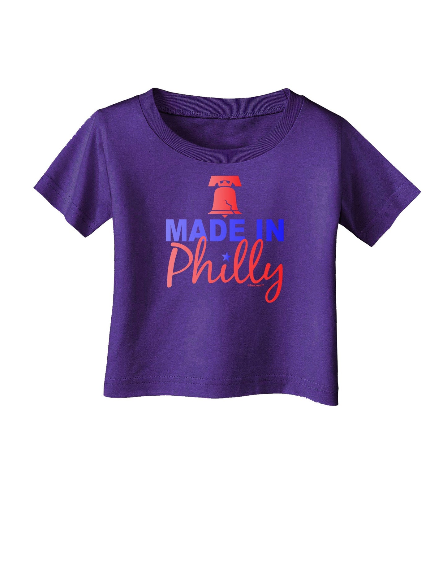 Made In Philly Infant T-Shirt Dark-Infant T-Shirt-TooLoud-Purple-06-Months-Davson Sales