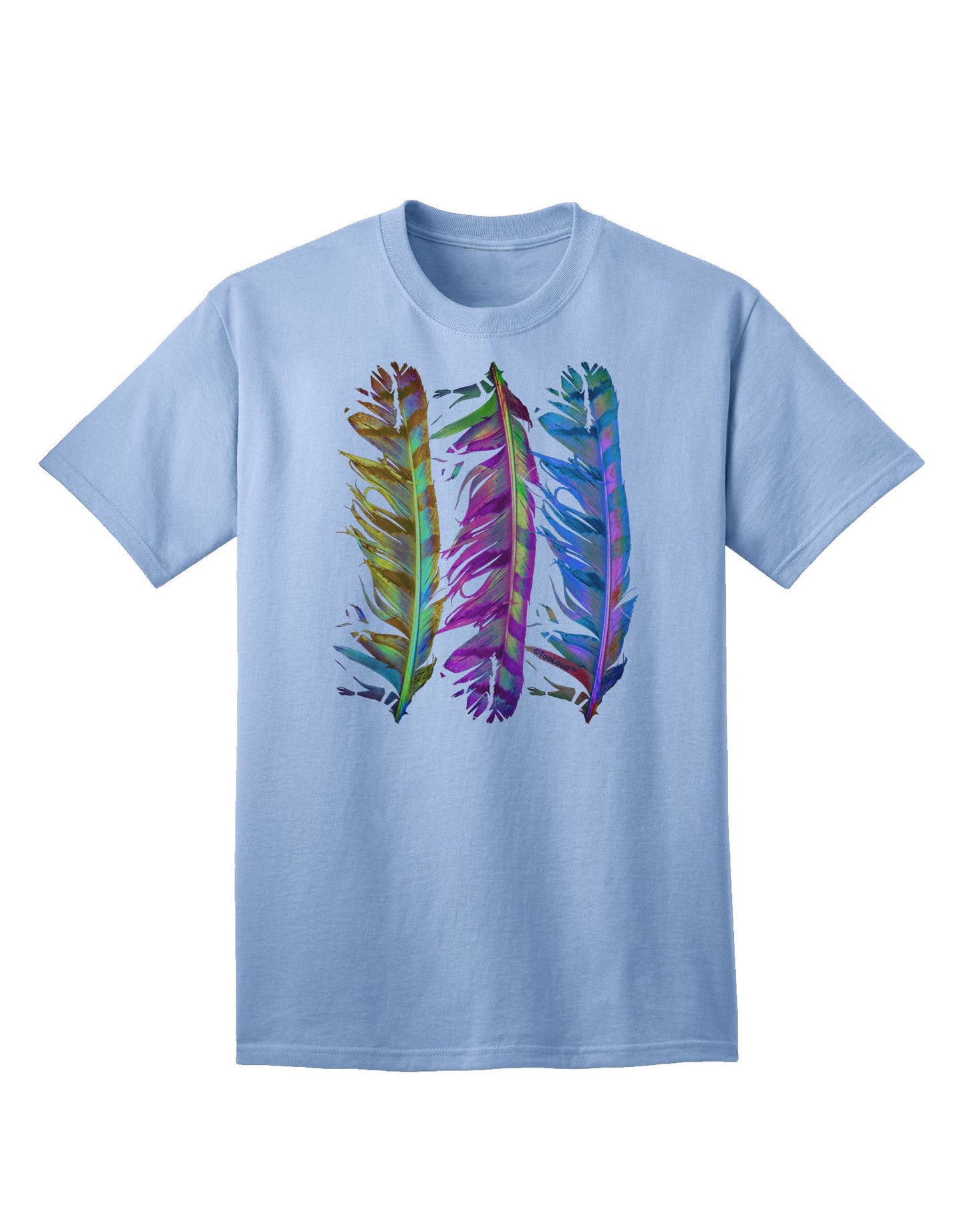 Magic Feathers Premium Adult T-Shirt - Uniquely Designed for Style and Comfort-Mens T-shirts-TooLoud-Light-Blue-Small-Davson Sales