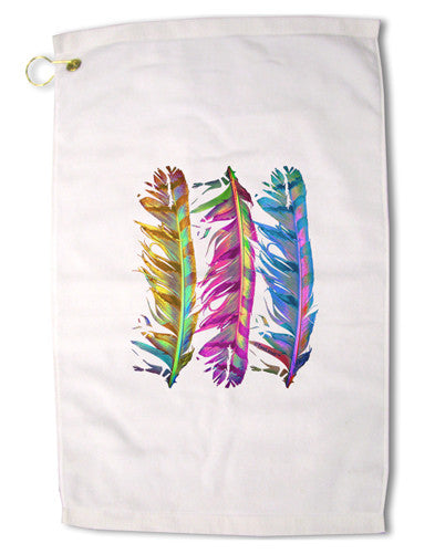Magic Feathers Premium Cotton Golf Towel - 16" x 25-Golf Towel-TooLoud-16x25"-Davson Sales