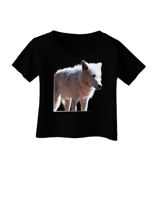 Magnificent Full White Wolf Infant T-Shirt Dark-Infant T-Shirt-TooLoud-Black-06-Months-Davson Sales