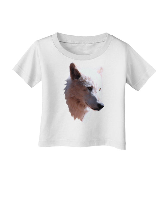 Magnificent White Wolf Head Infant T-Shirt-Infant T-Shirt-TooLoud-White-06-Months-Davson Sales