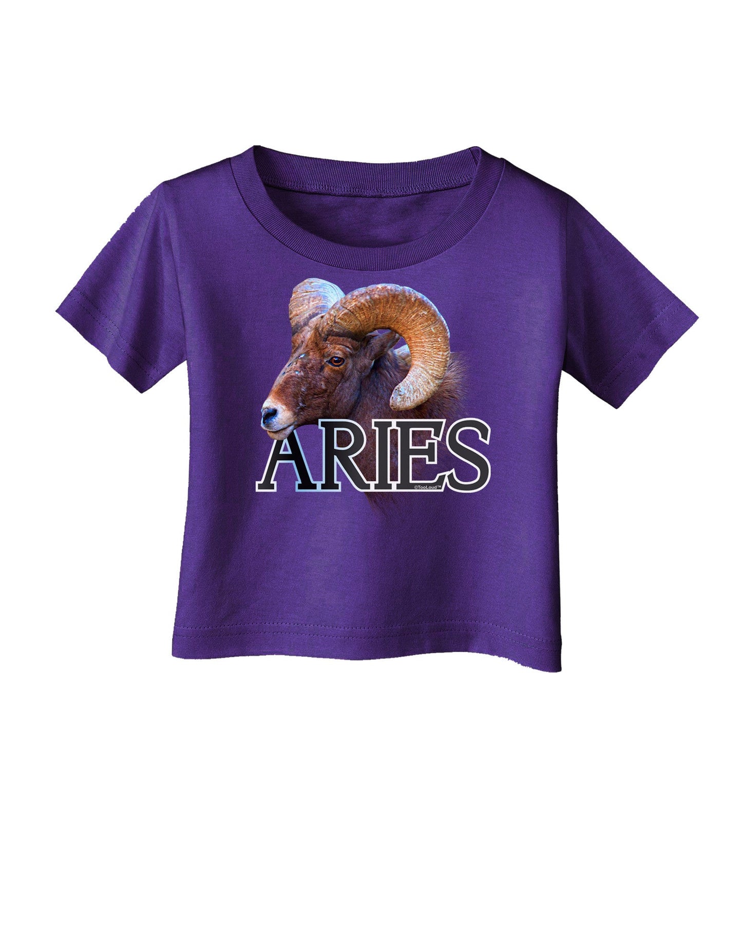 Majestic Aries Picture Infant T-Shirt Dark-Infant T-Shirt-TooLoud-Purple-06-Months-Davson Sales