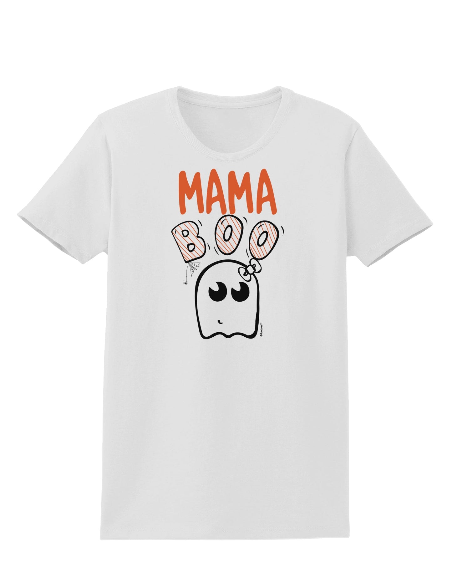Mama Boo Ghostie Womens T-Shirt-Womens T-Shirt-TooLoud-White-X-Small-Davson Sales