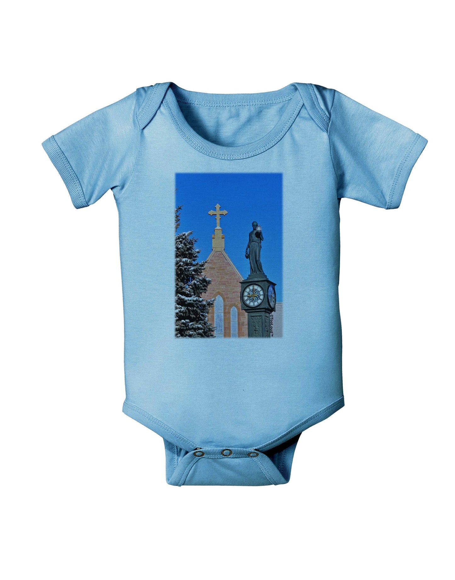 Manitou Springs Colorado Baby Romper Bodysuit by TooLoud-Baby Romper-TooLoud-LightBlue-06-Months-Davson Sales