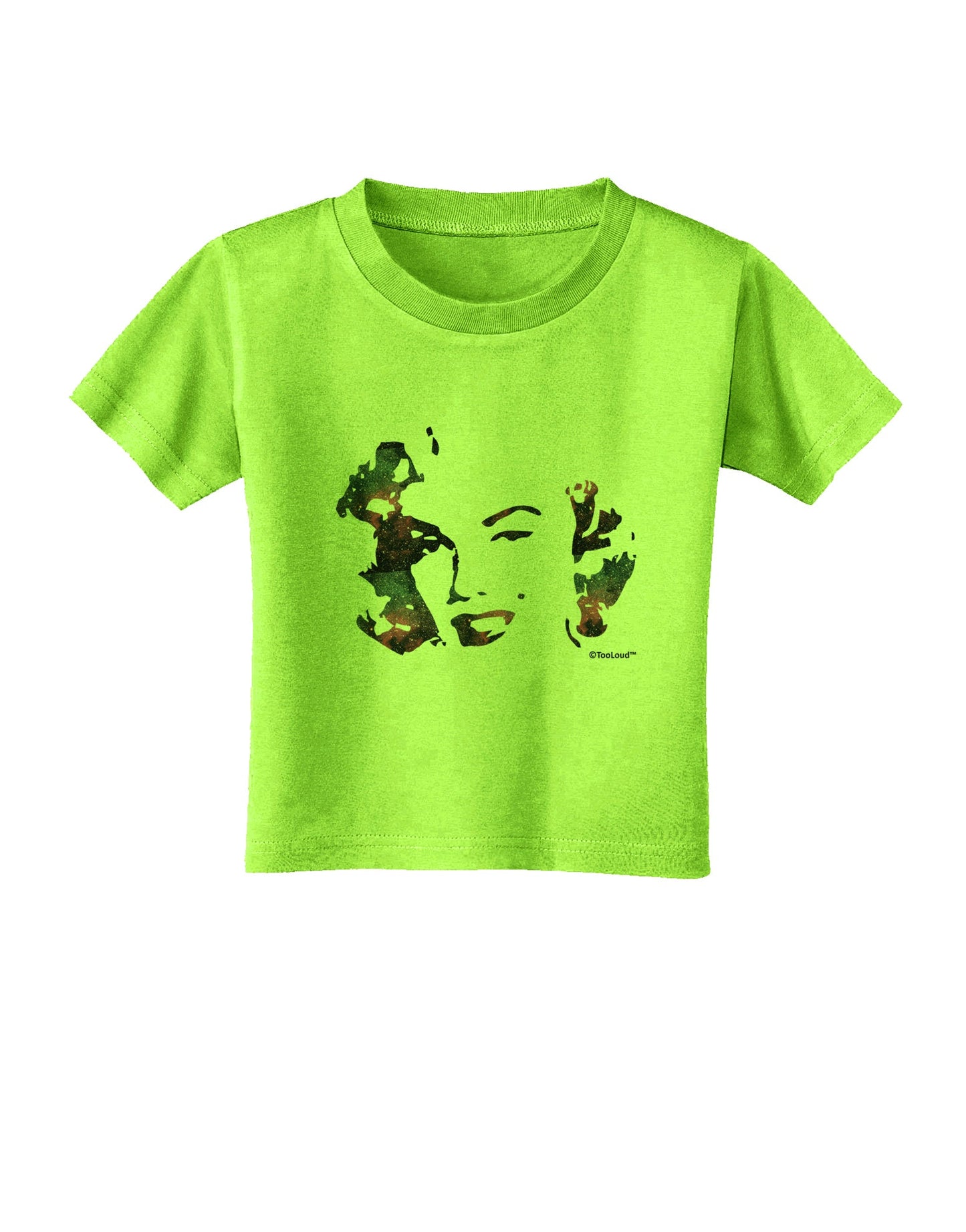 Marilyn Monroe Galaxy Design and Quote Toddler T-Shirt by TooLoud-Toddler T-Shirt-TooLoud-Lime-Green-2T-Davson Sales