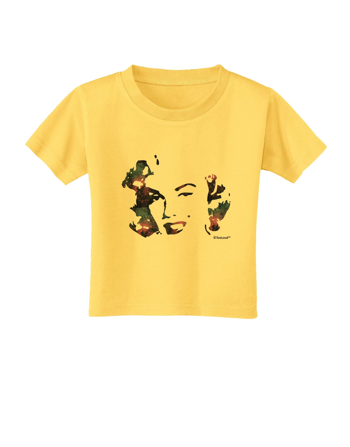 Marilyn Monroe Galaxy Design and Quote Toddler T-Shirt by TooLoud-Toddler T-Shirt-TooLoud-Yellow-2T-Davson Sales